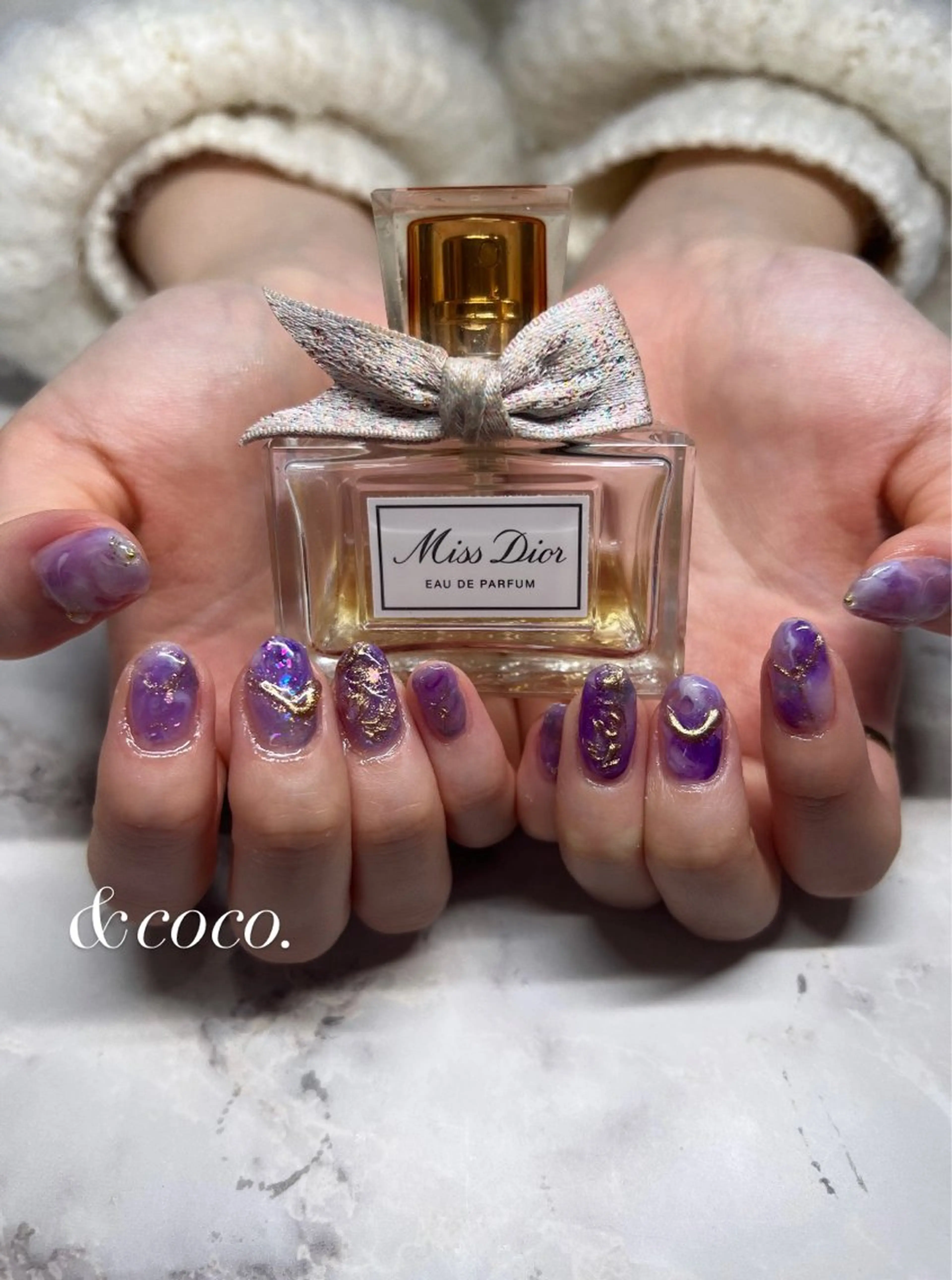 ネイル 長さ出し ハンドネイル ハンドケア ＆ coco.のネイルデザイン