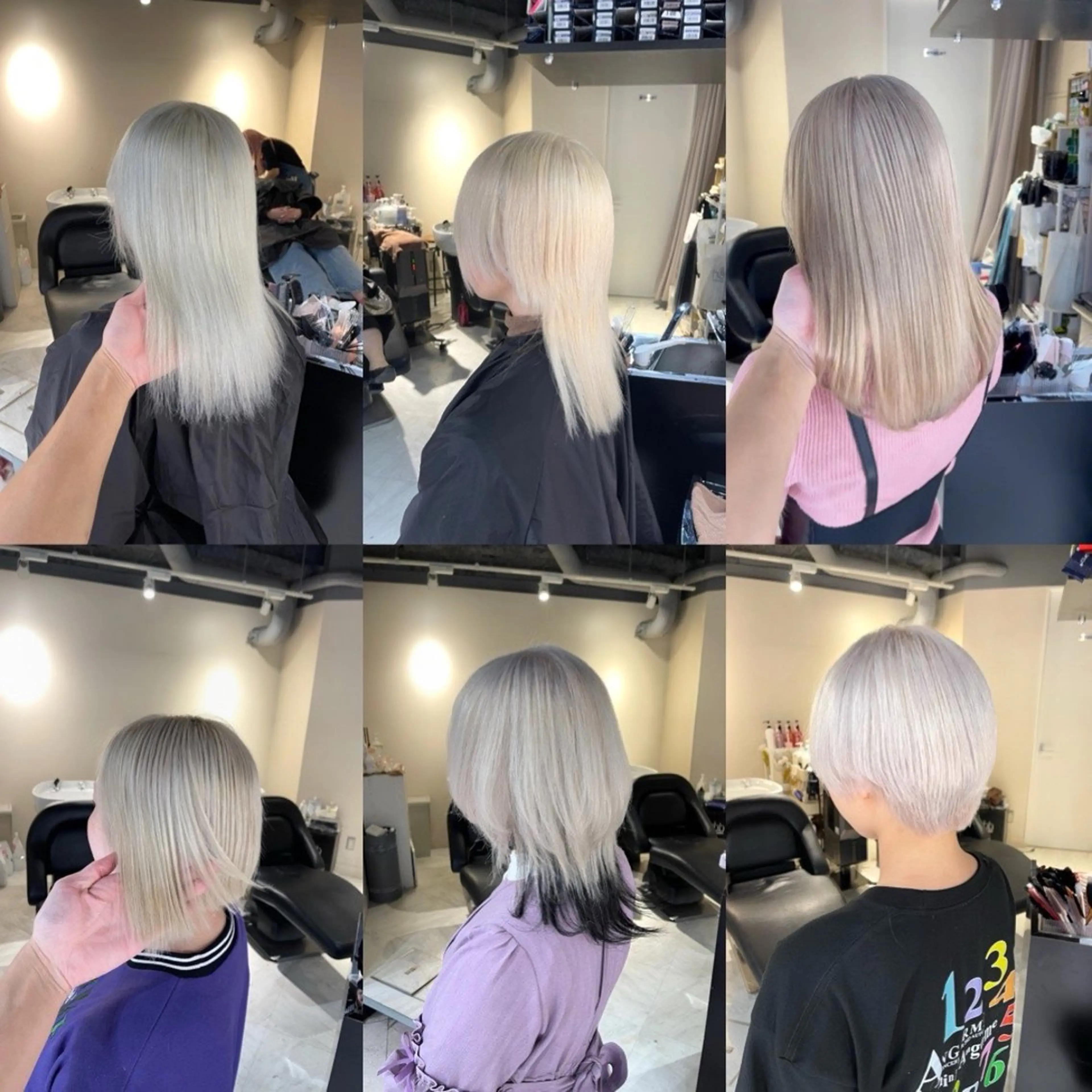 ロング カラー シールエクステ ベージュカラー ブリーチ ケアブリーチ 透明感カラー ヘアカラー ブリーチ🔥ベージュ /グレー/daikiのヘアスタイル