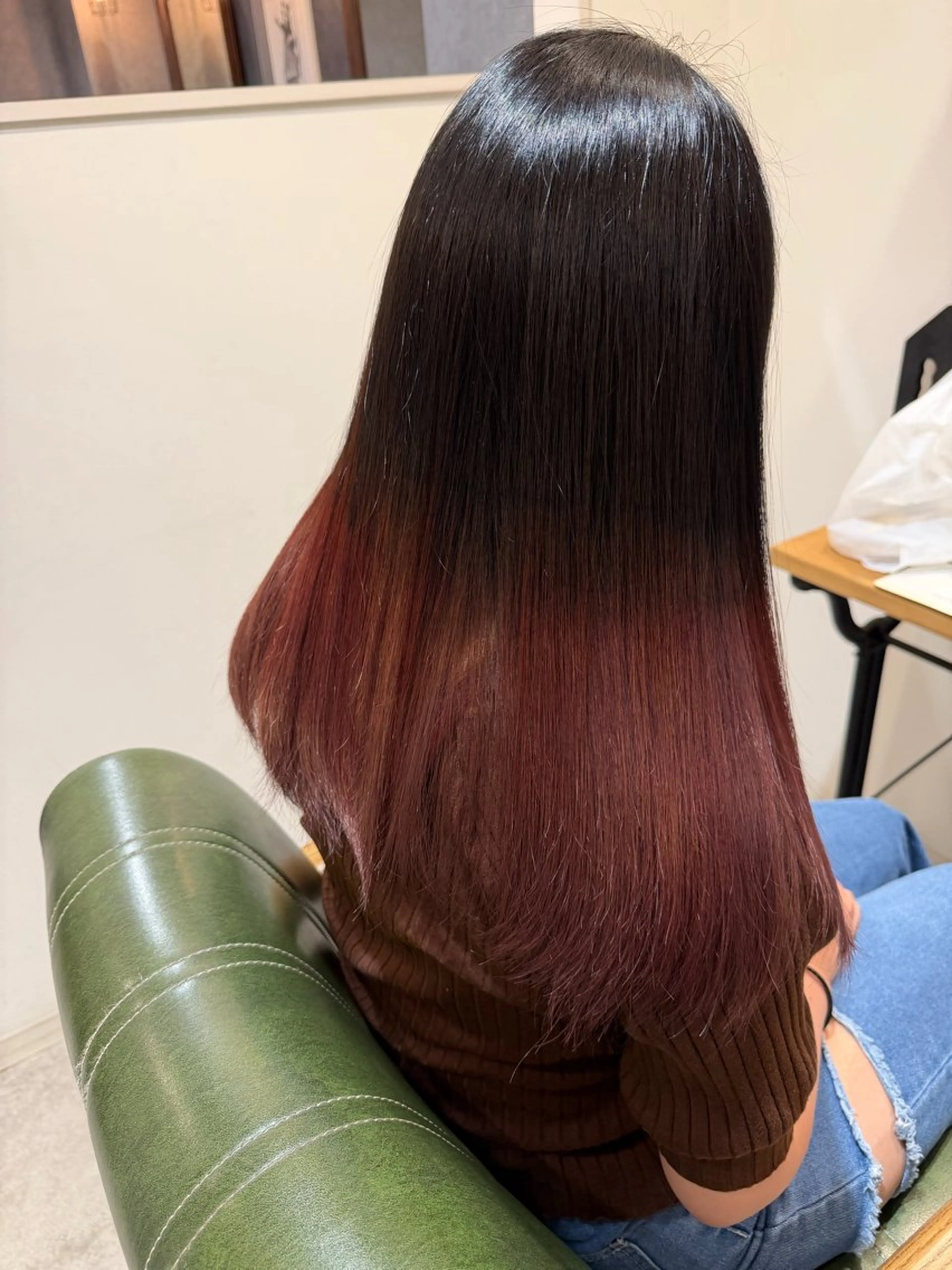ロング ヘアカラー hosoda .のヘアスタイル