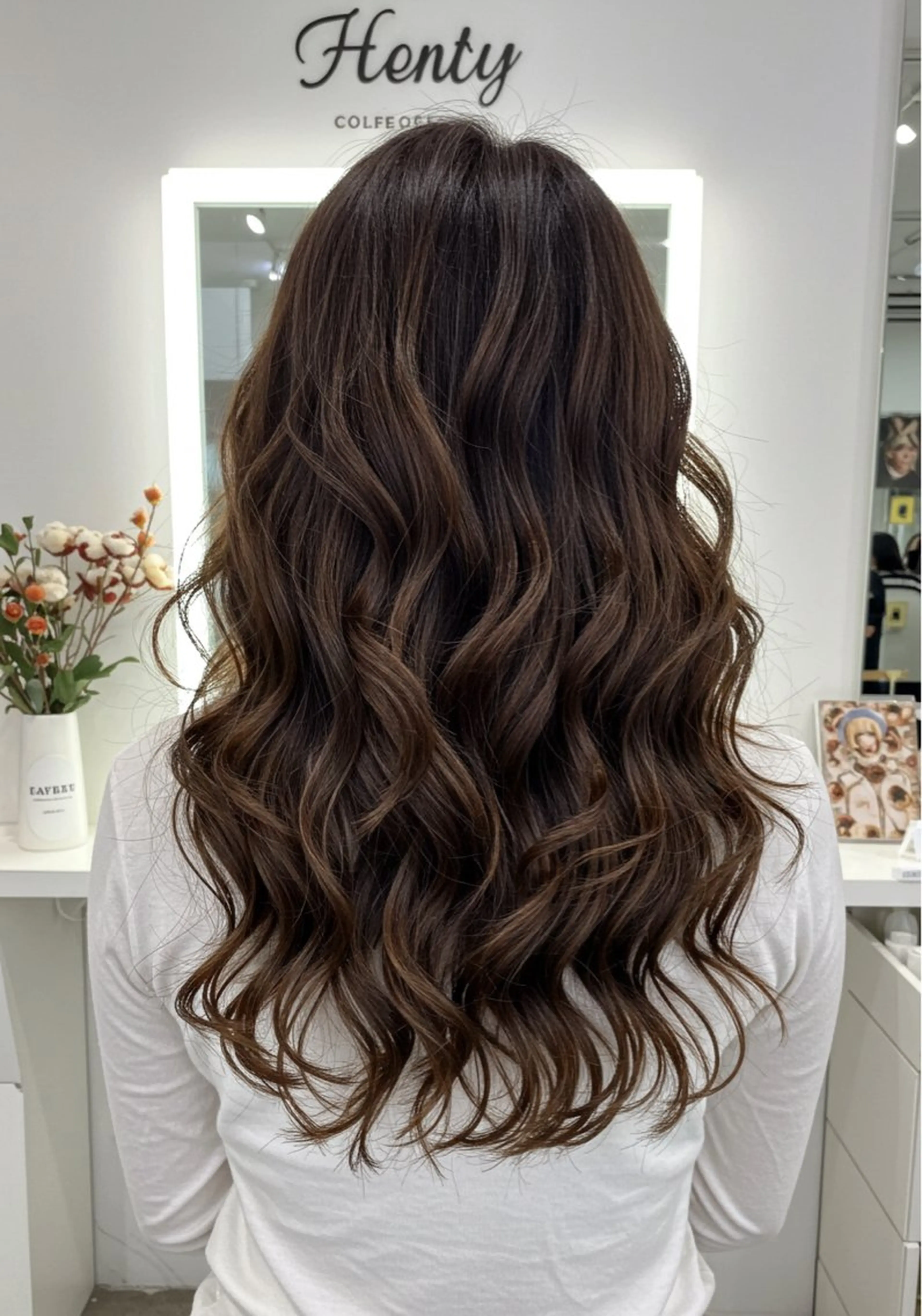 ロング パーマ カット パーマ EARTH/E 吉祥寺のヘアスタイル