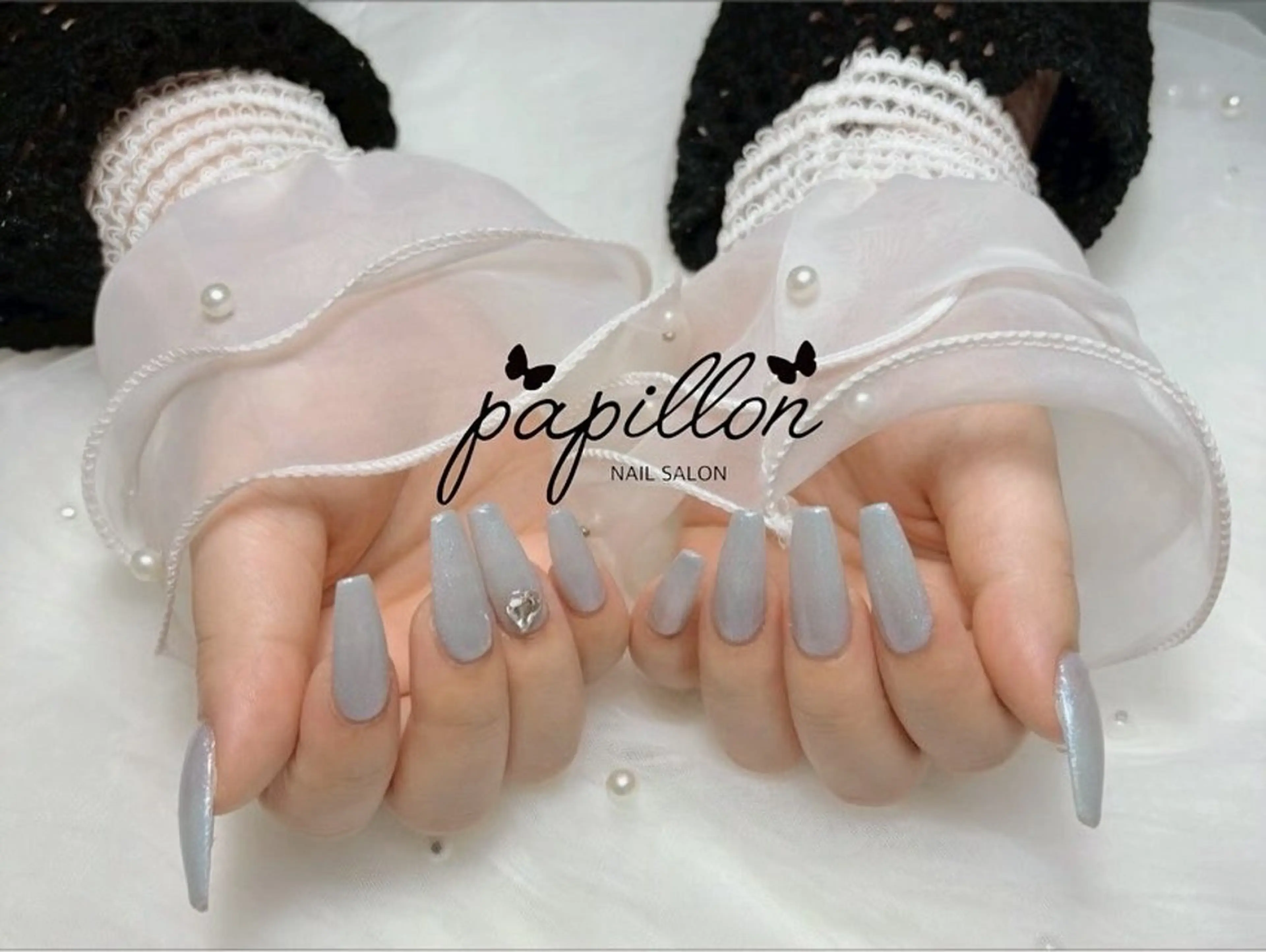 ネイル マグネットネイル NAILSALON papillonのネイルデザイン