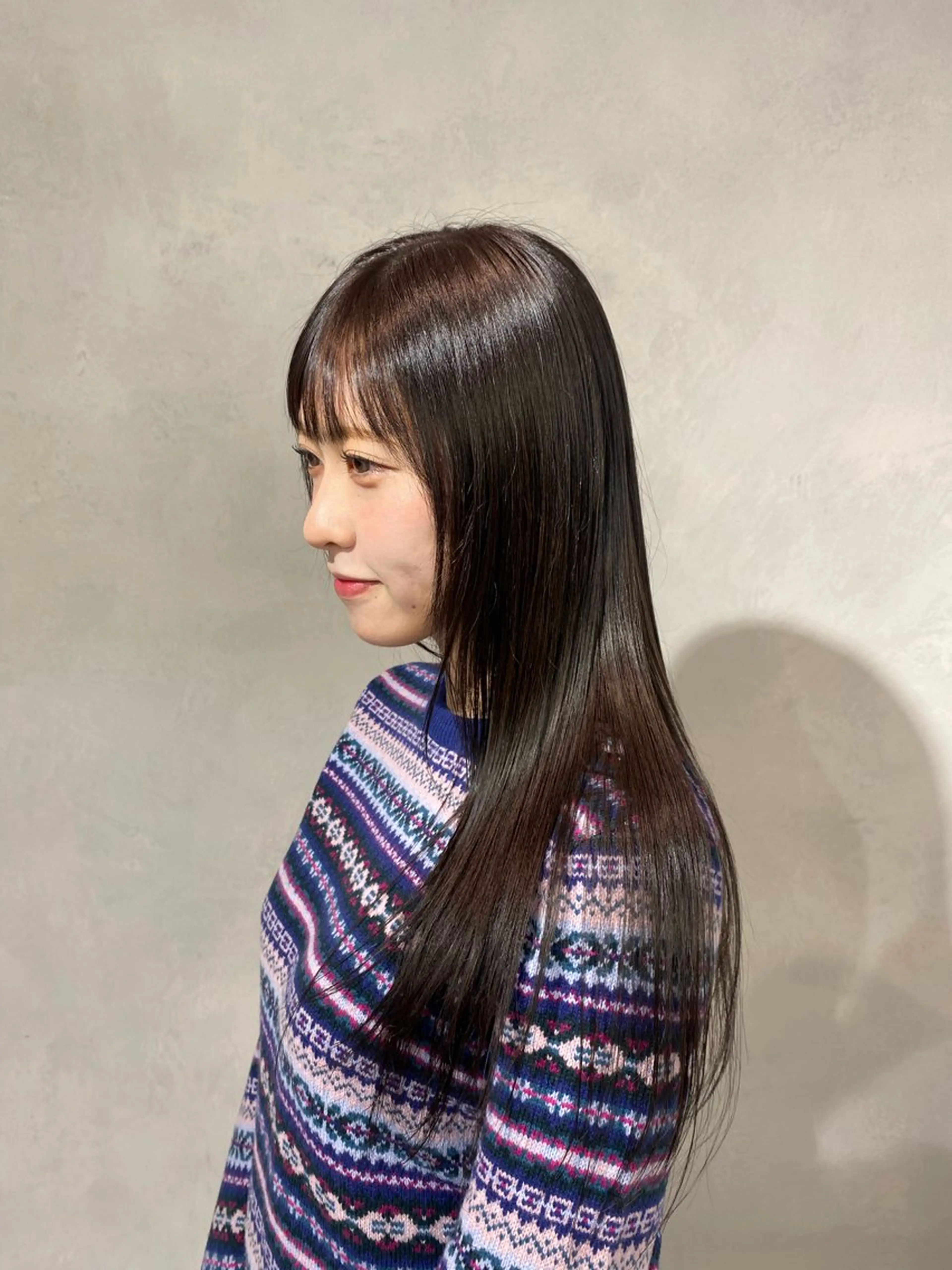 ロング トリートメント 顔周りレイヤー /kokoro🦮のヘアスタイル