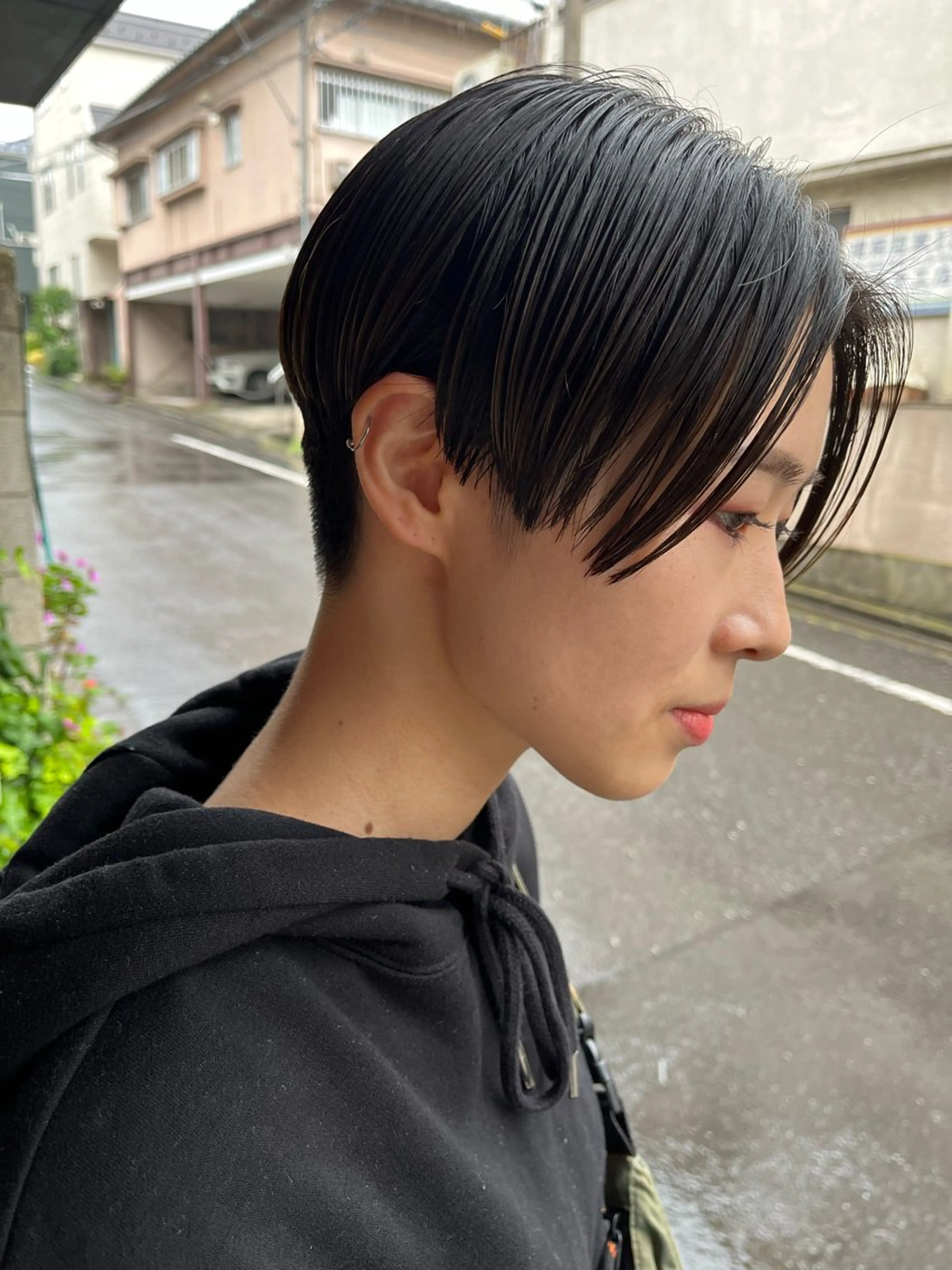 ショート カット 浪 一平のヘアスタイル