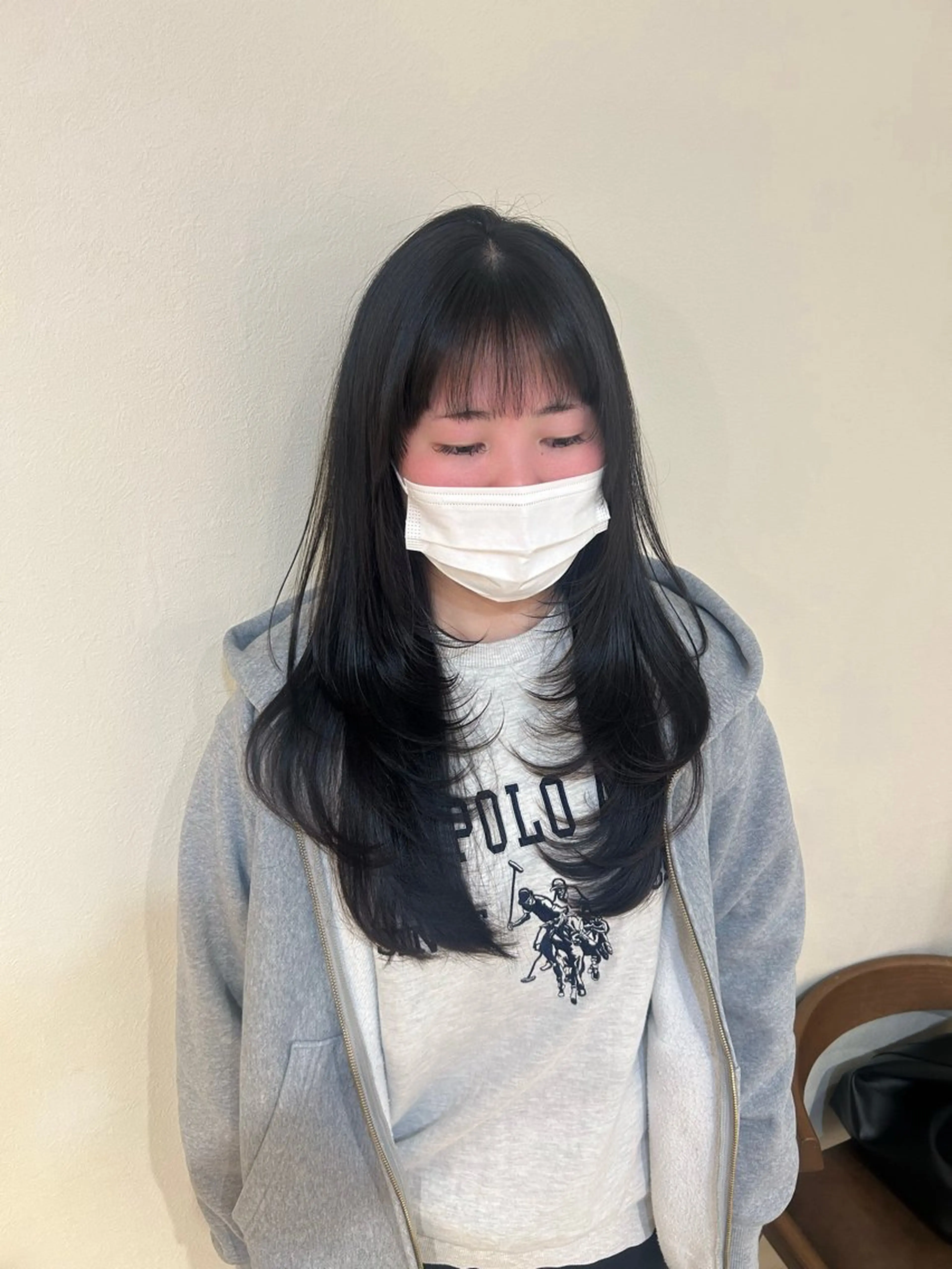 ロング レイヤーカット CreBiA 🌼こなつのヘアスタイル