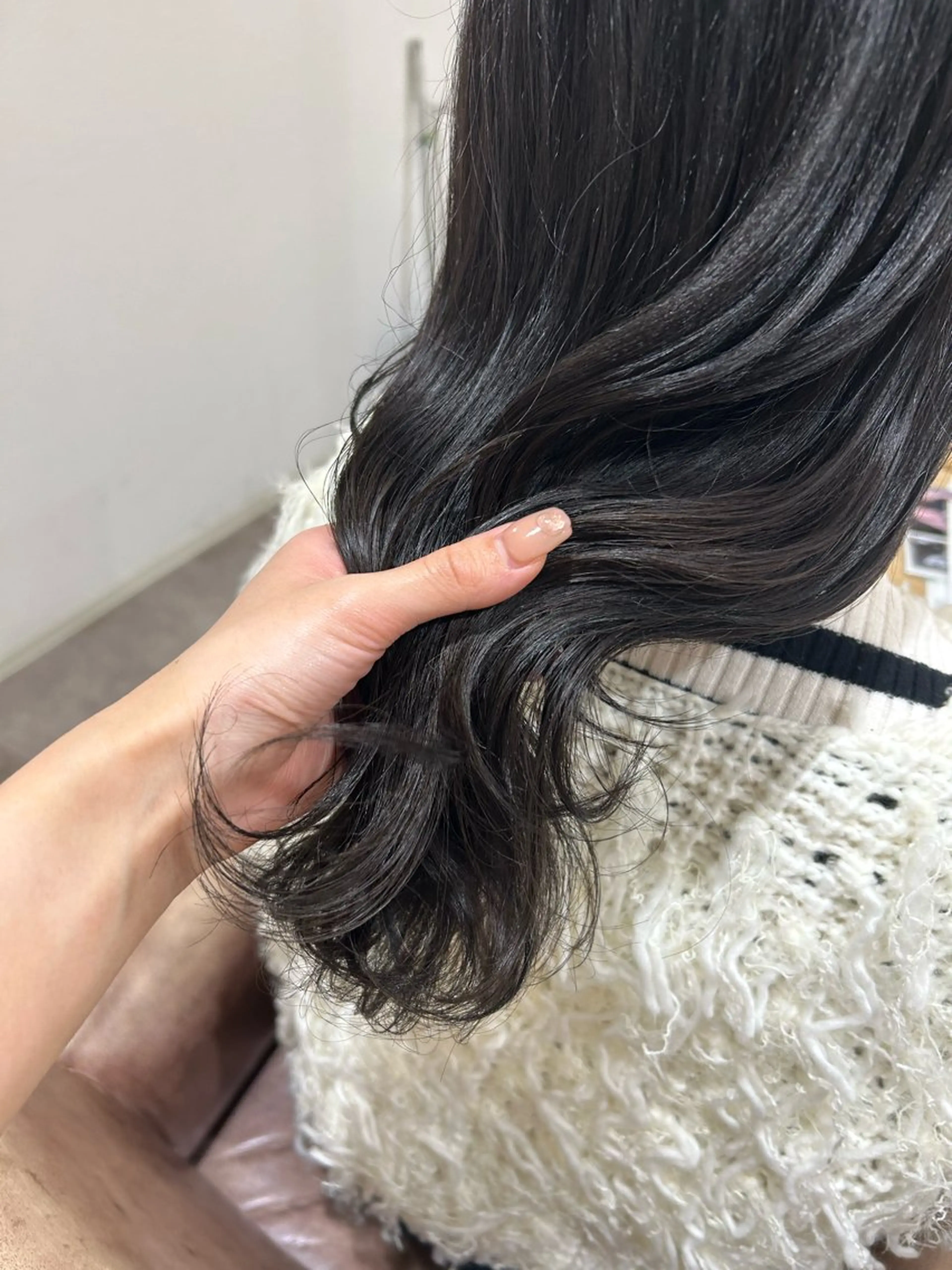 セミロング ヘアカラー merc.🌿 友藤鮎那のヘアスタイル