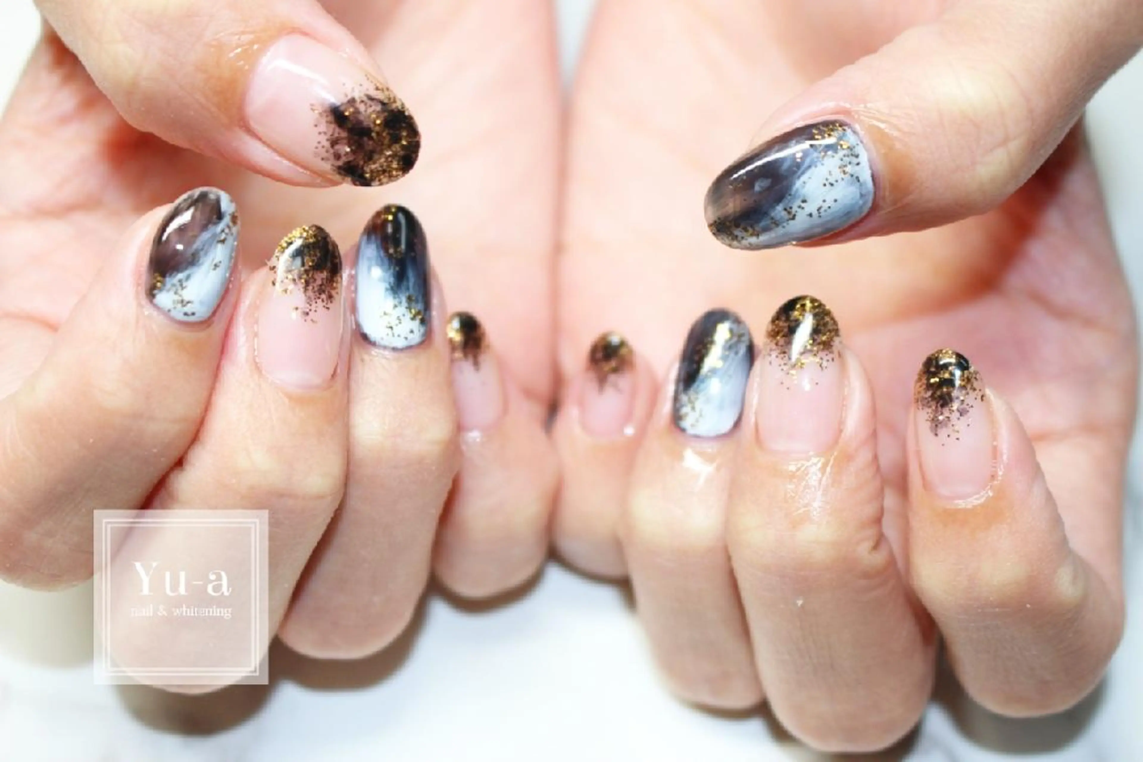 ネイル ニュアンスネイル ホワイト yu-a☆   柏ネイルのネイルデザイン