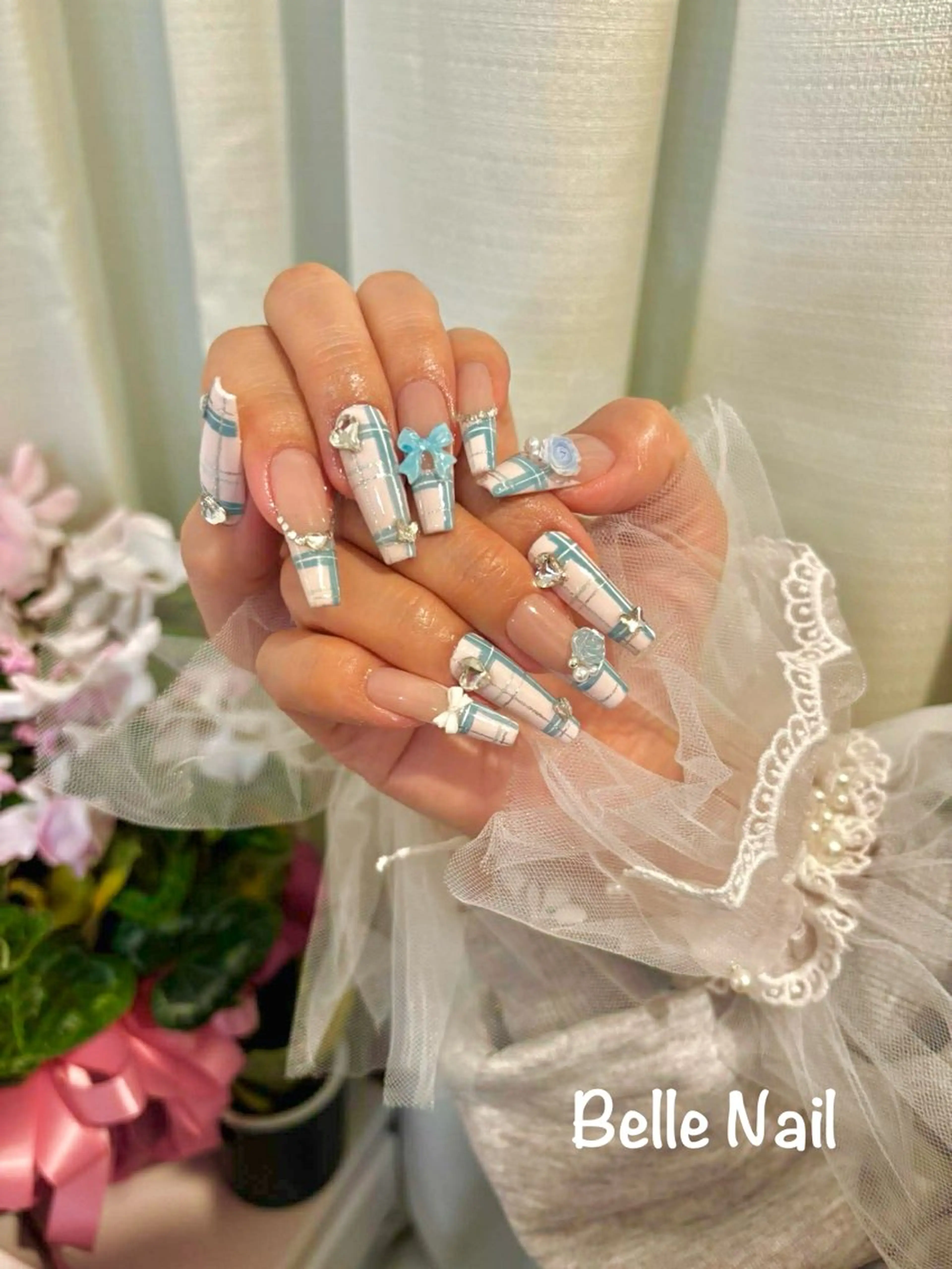 ネイル アートネイル 成人式 ジェルネイル ニュアンスネイル 夏ネイル Yuu🎀 Belle Nailのネイルデザイン