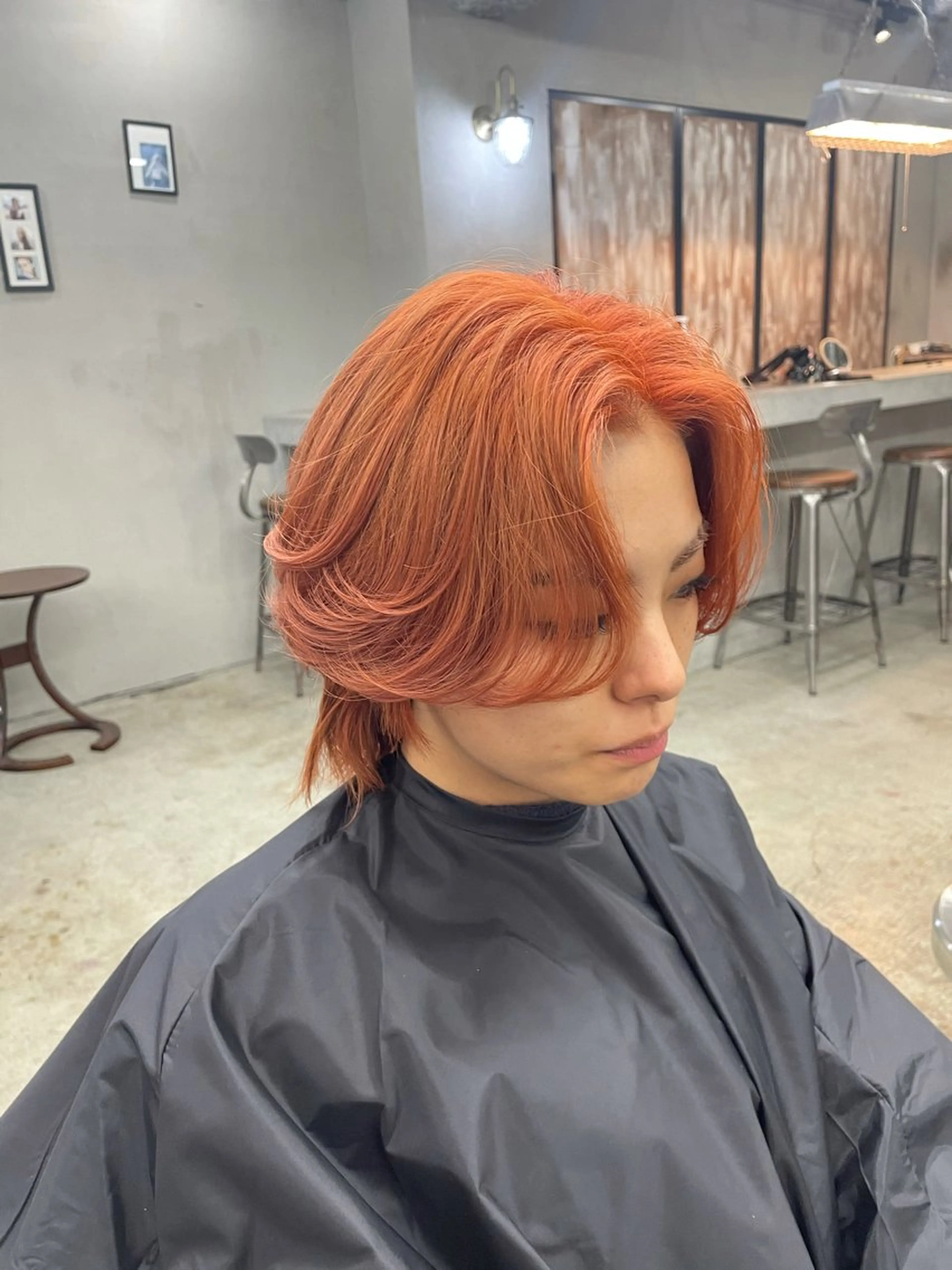 ミディアム カラー 新宿/韓国ヘア/ 髪質改善ストレートのヘアスタイル