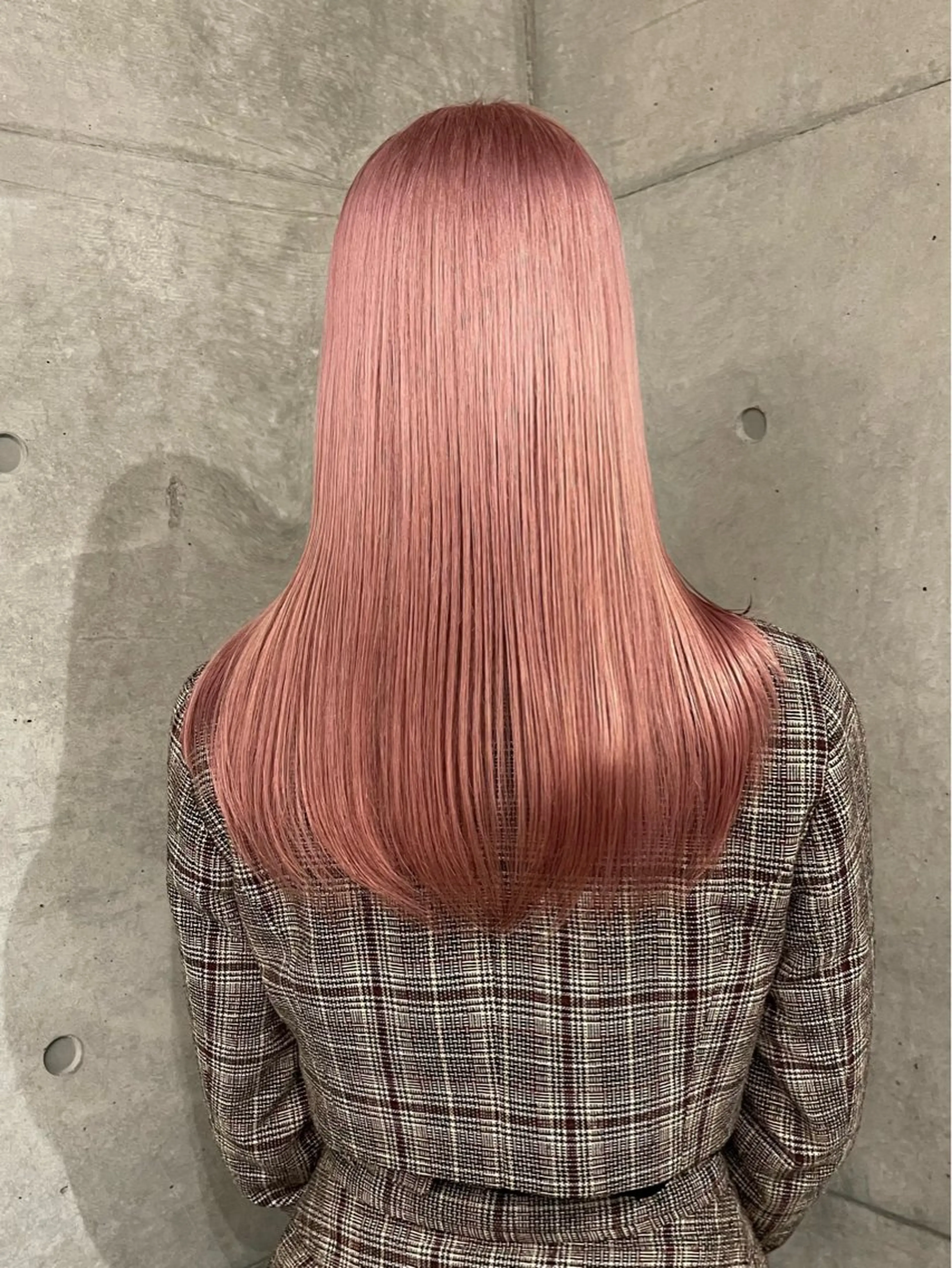 ロング カラー ベージュカラー ブリーチ ピンクカラー ピンクベージュ ヘアカラー トリートメント マンツーマン/ハイ トーン/HIROKIのヘアスタイル