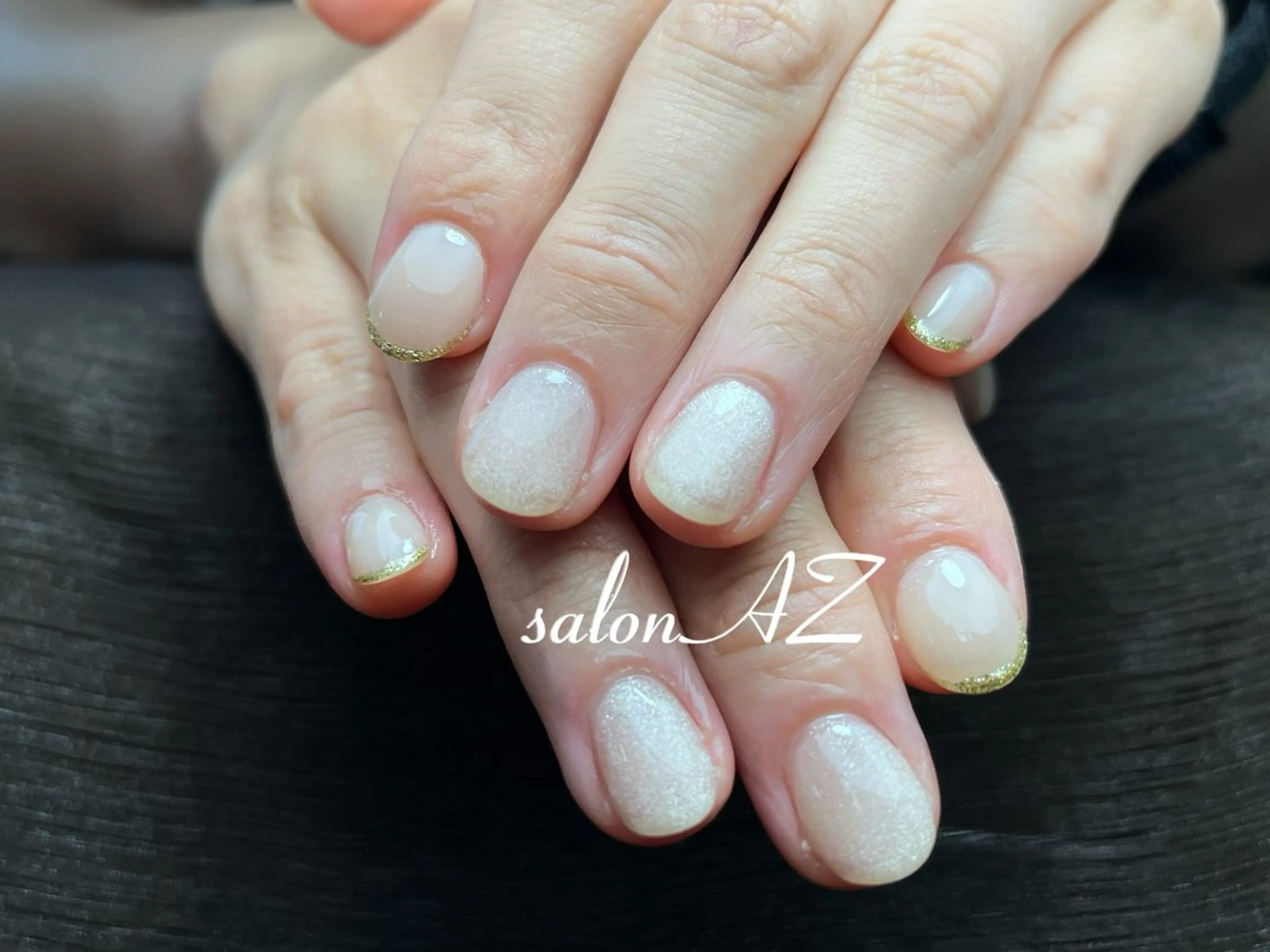 ネイル アートネイル 長さ出し フットネイル フレンチネイル ジェルネイル salon AZのネイルデザイン