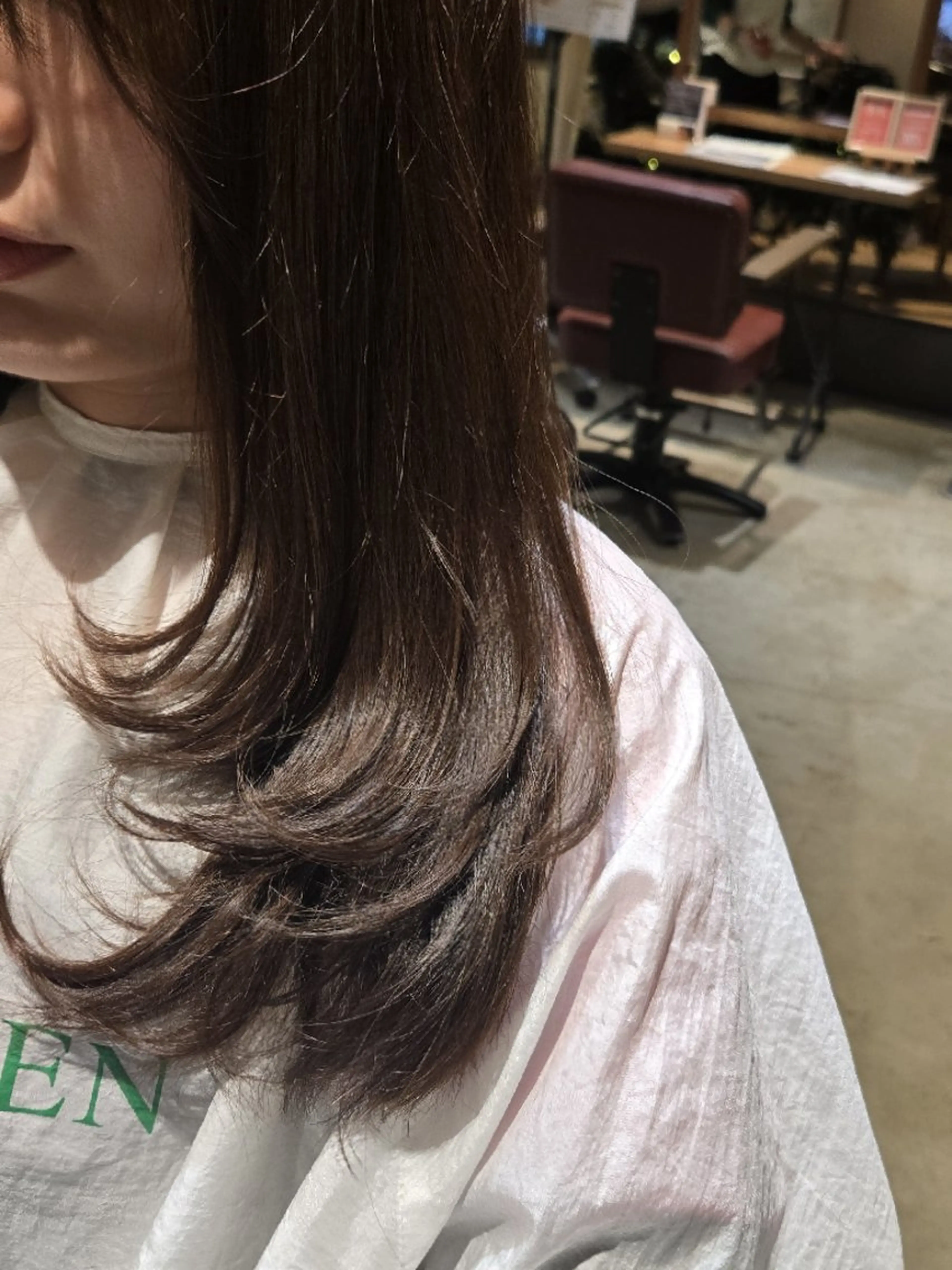 ロング カラー カット ヘアカラー 韓国好き🇰🇷 美容師MIKUのヘアスタイル