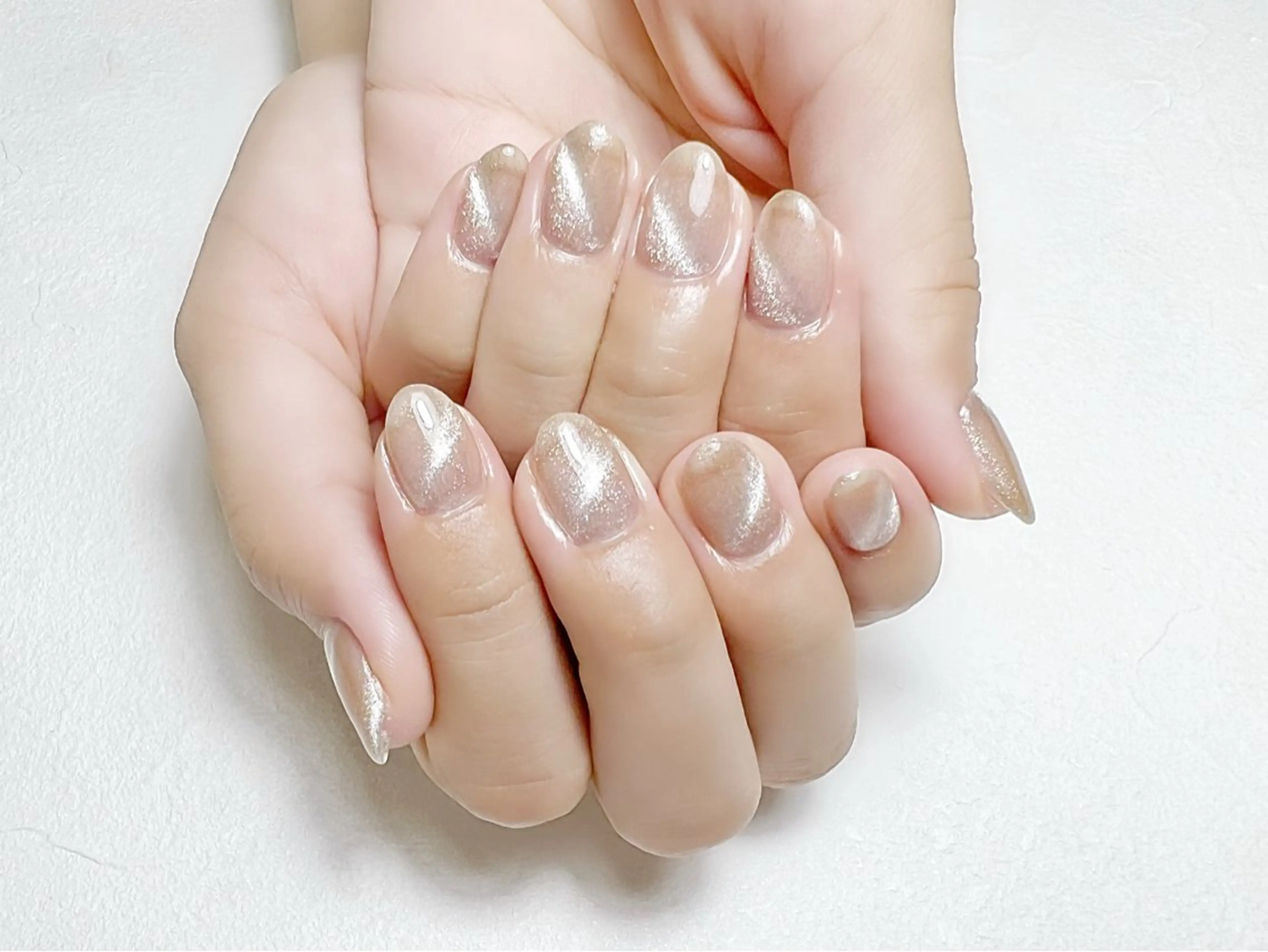 ネイル ジェルネイル キラキラネイル マグネットネイル ワンカラーネイル rouse nail RISATOのネイルデザイン