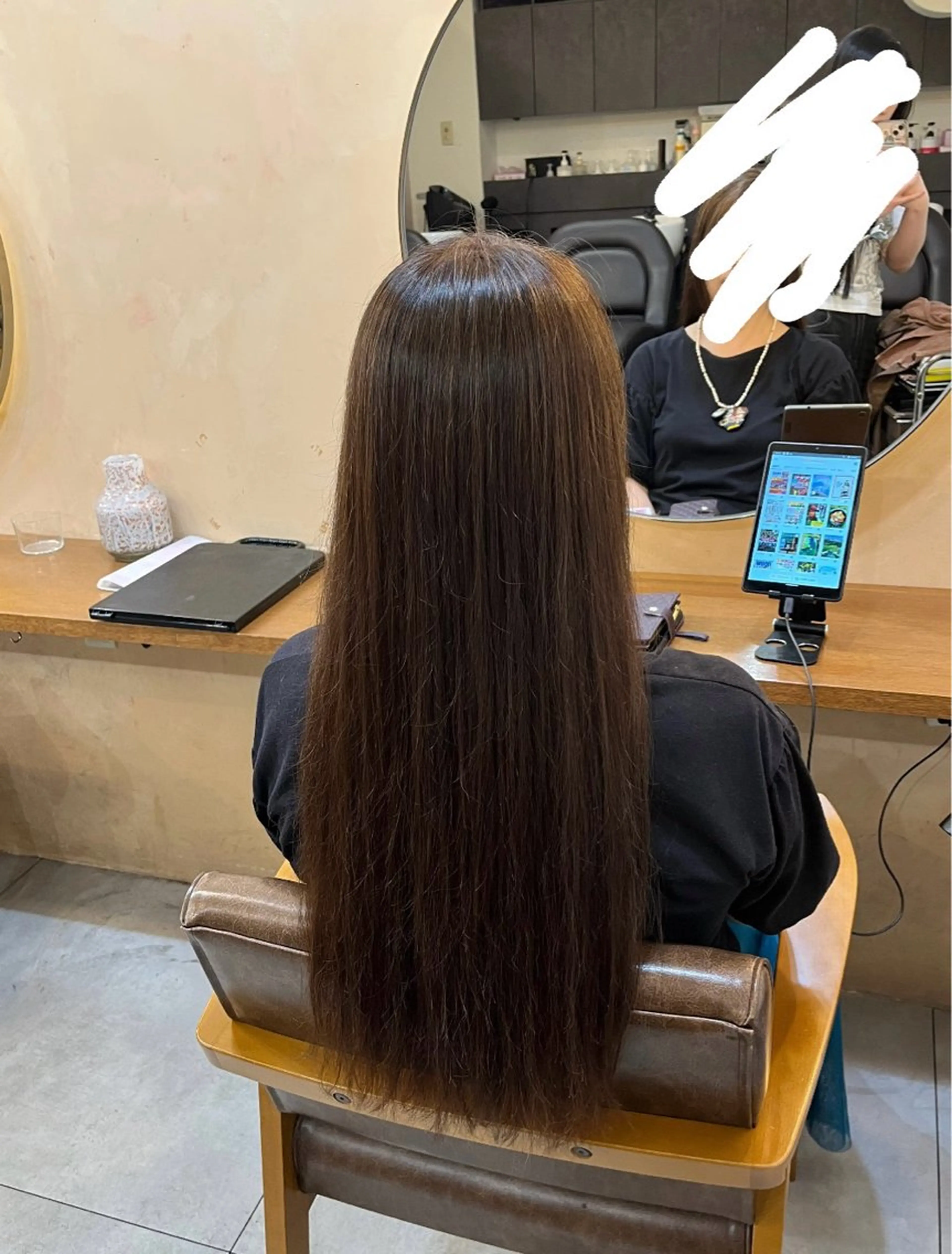 ロング カラー mit bytree MISAKI🎀のヘアスタイル