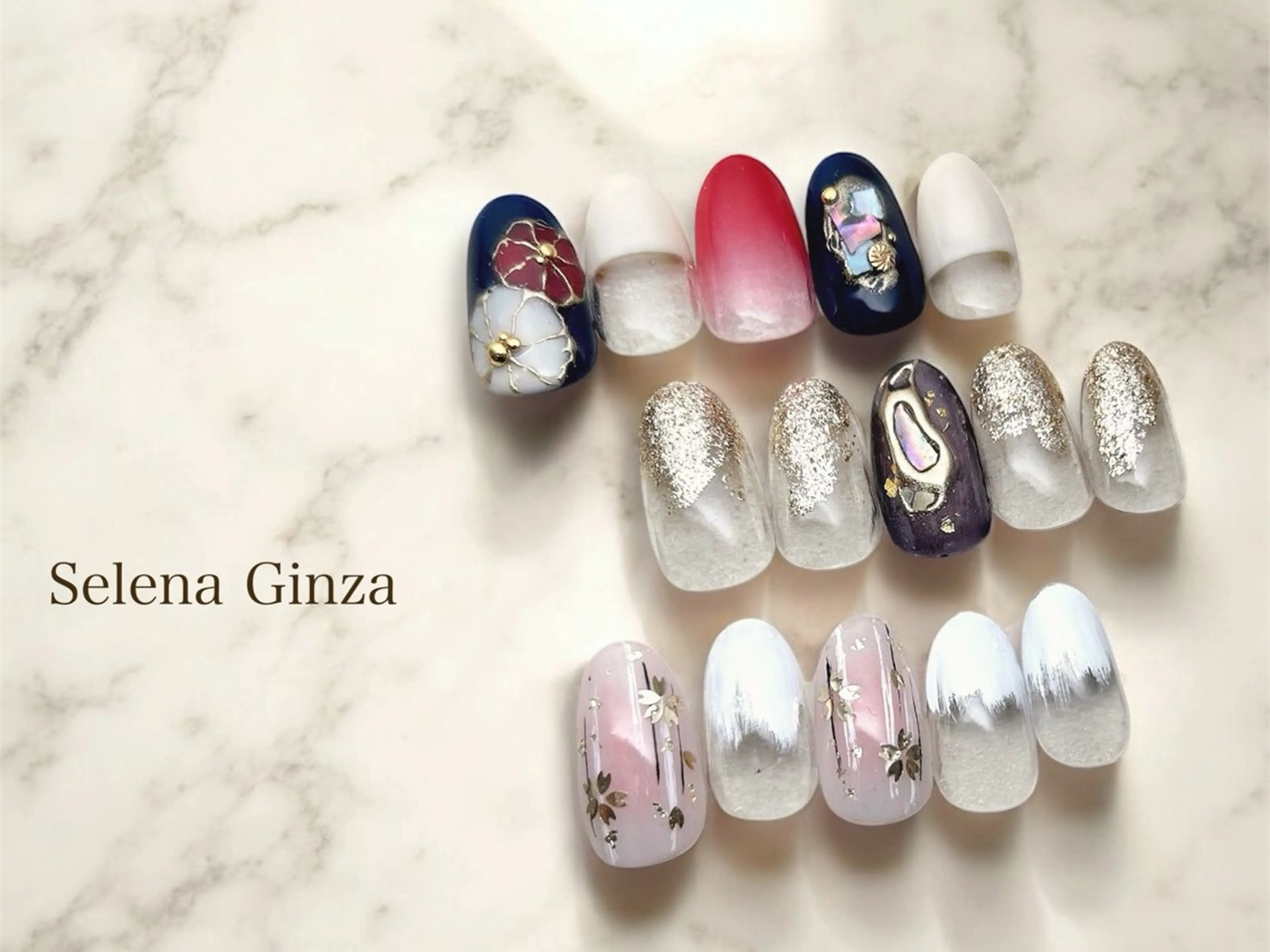 ネイル ハンドネイル セレナ銀座 Nagahashiのネイルデザイン