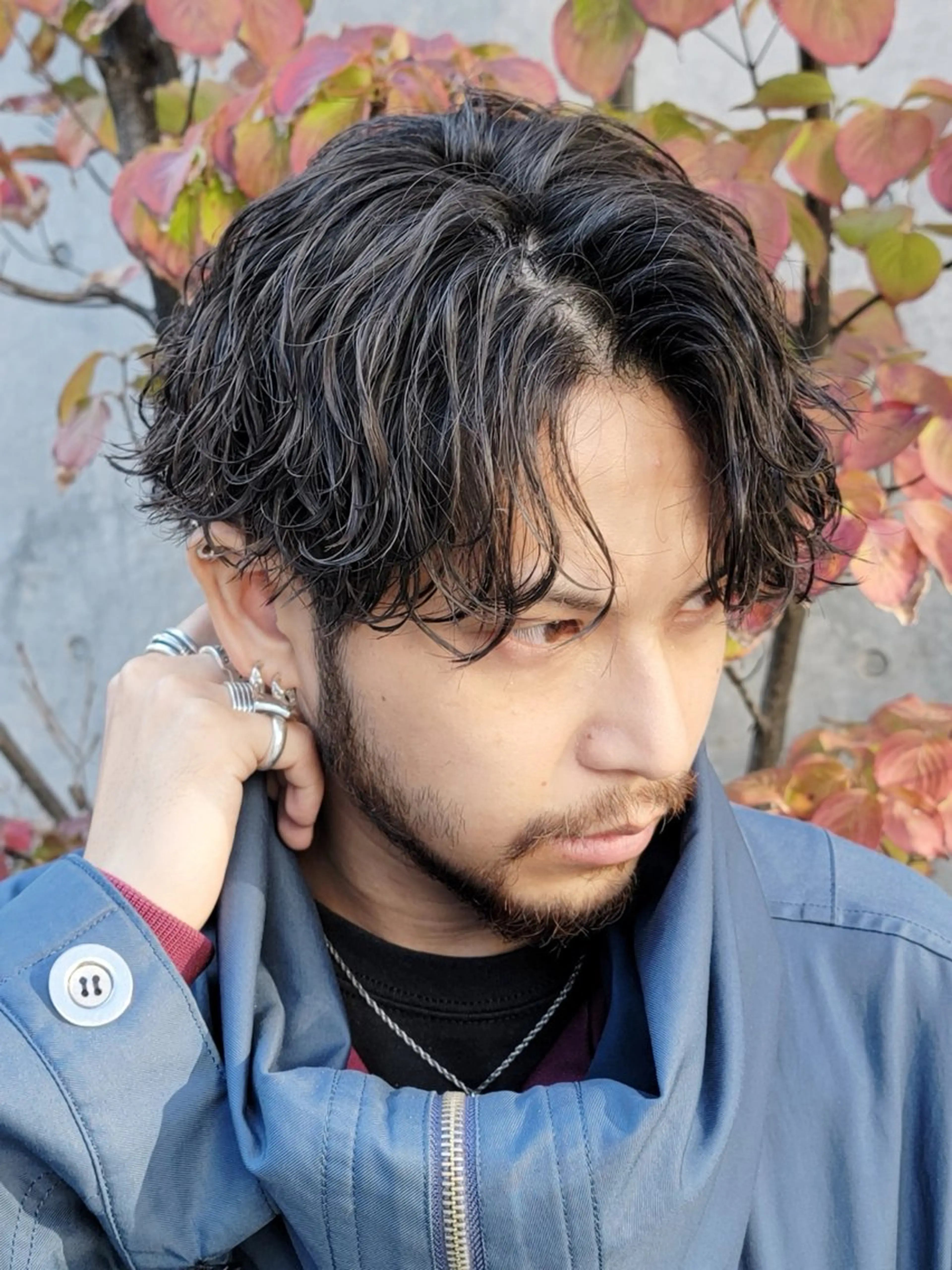 パーマ メンズ フェザーパーマ マッシュ メンズパーマ 学生（メンズ向け） メンズツイストパーマ fifth men's原宿所属・fifth/原宿/ シャドウパーマ/カズのヘアスタイル