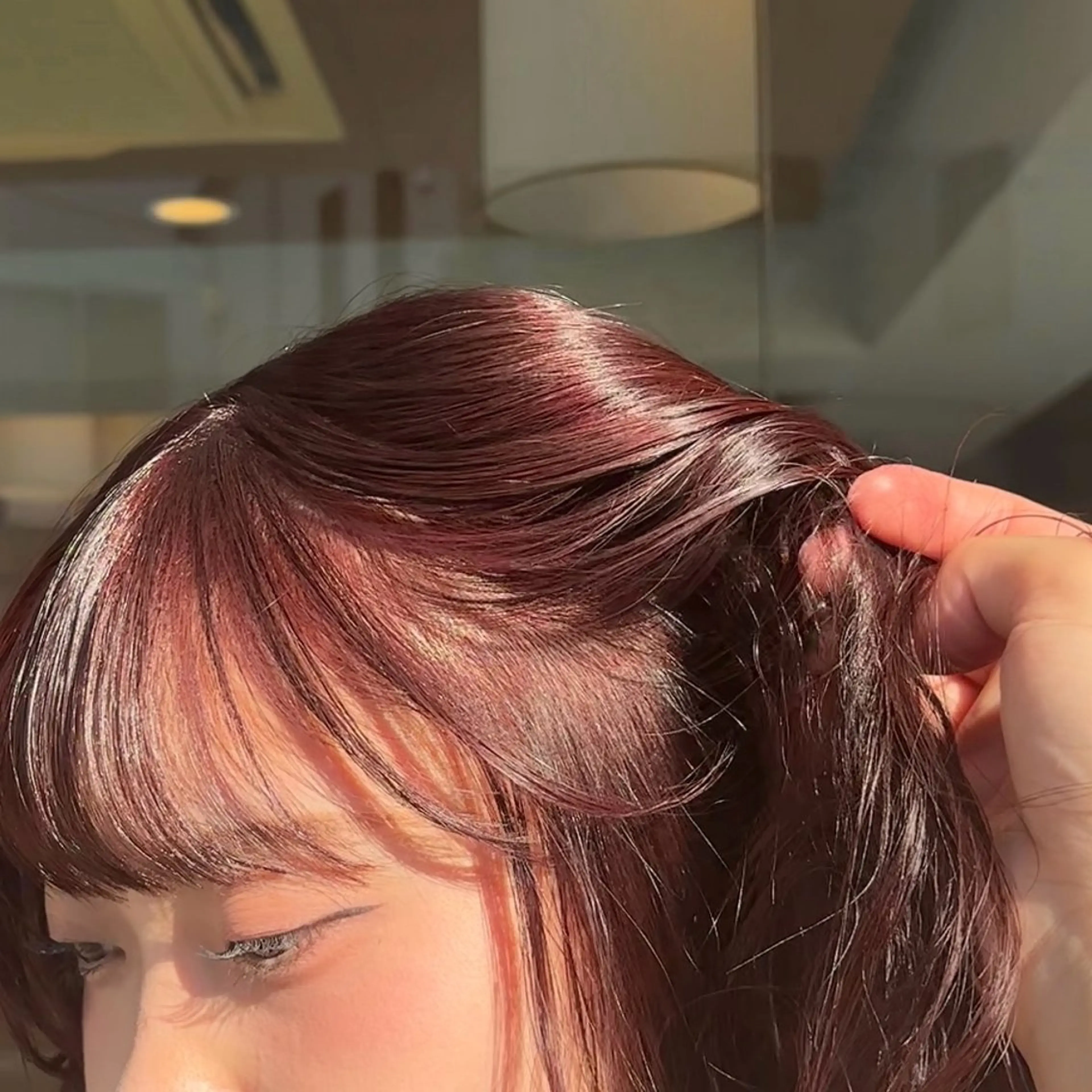 カラー HANA所属・林 小桃のヘアスタイル