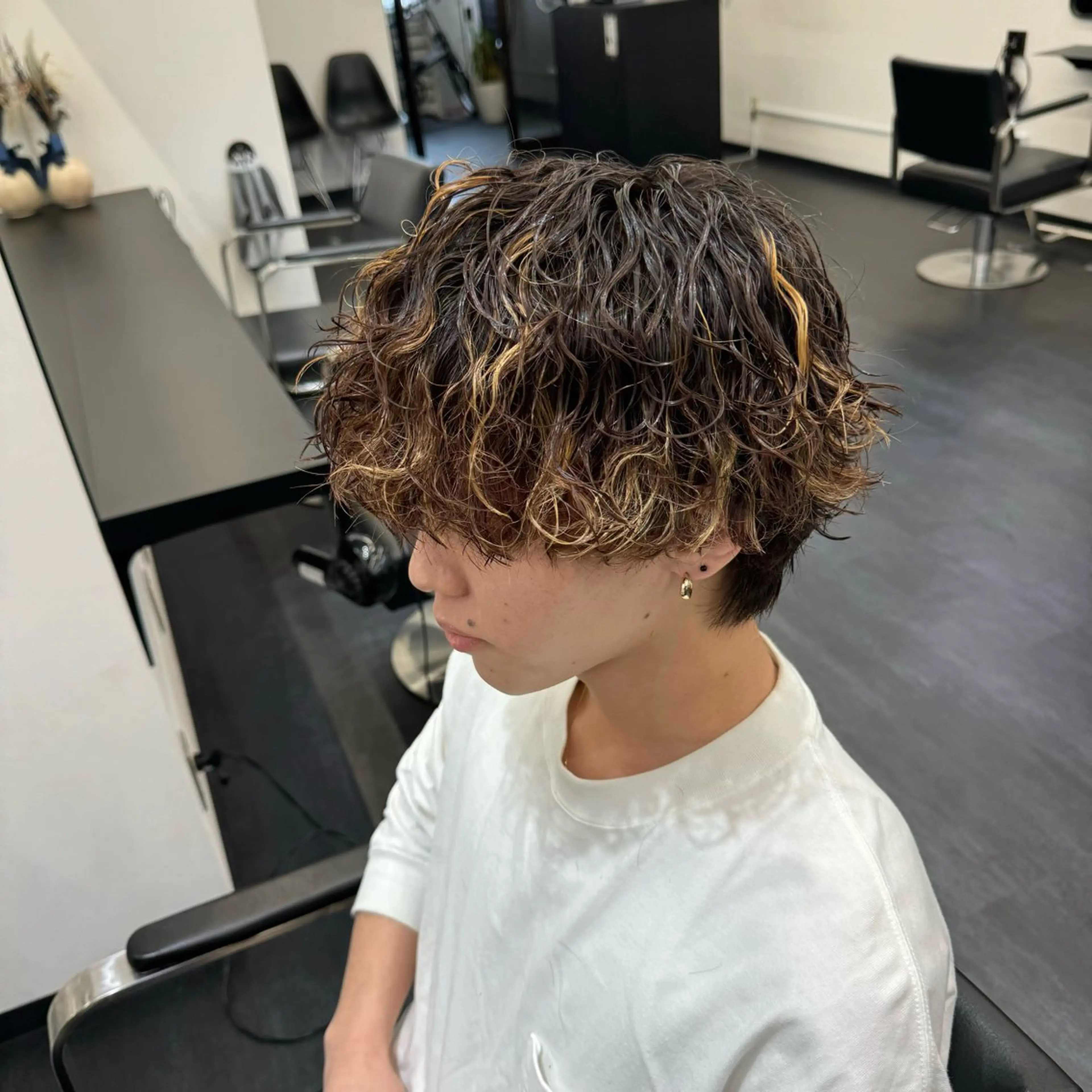 カラー パーマ メンズ カット ヘアカラー パーマ ✨メンズ特化✨鈴木 遼太のヘアスタイル