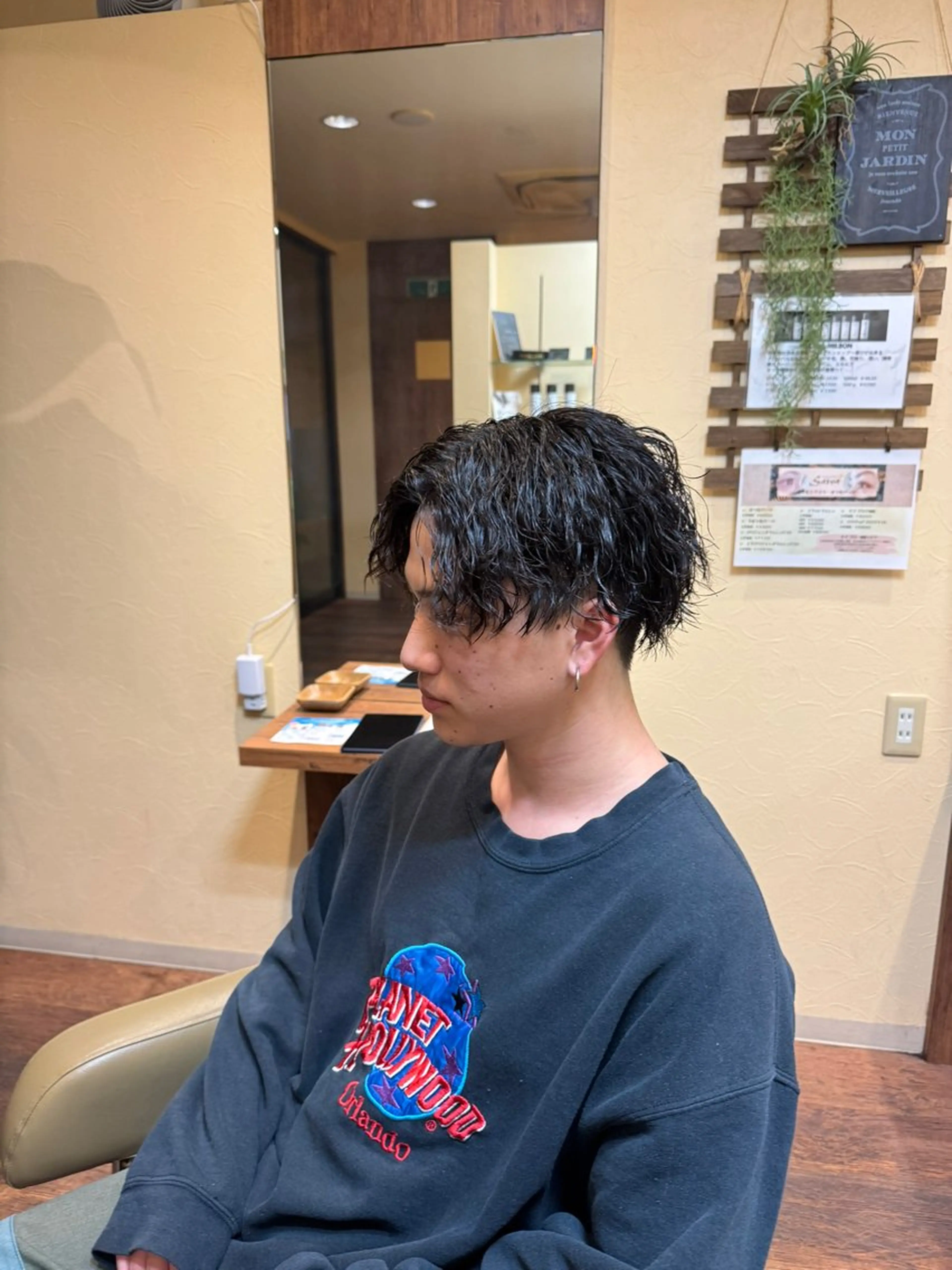 ロング パーマ 林 翔空のヘアスタイル