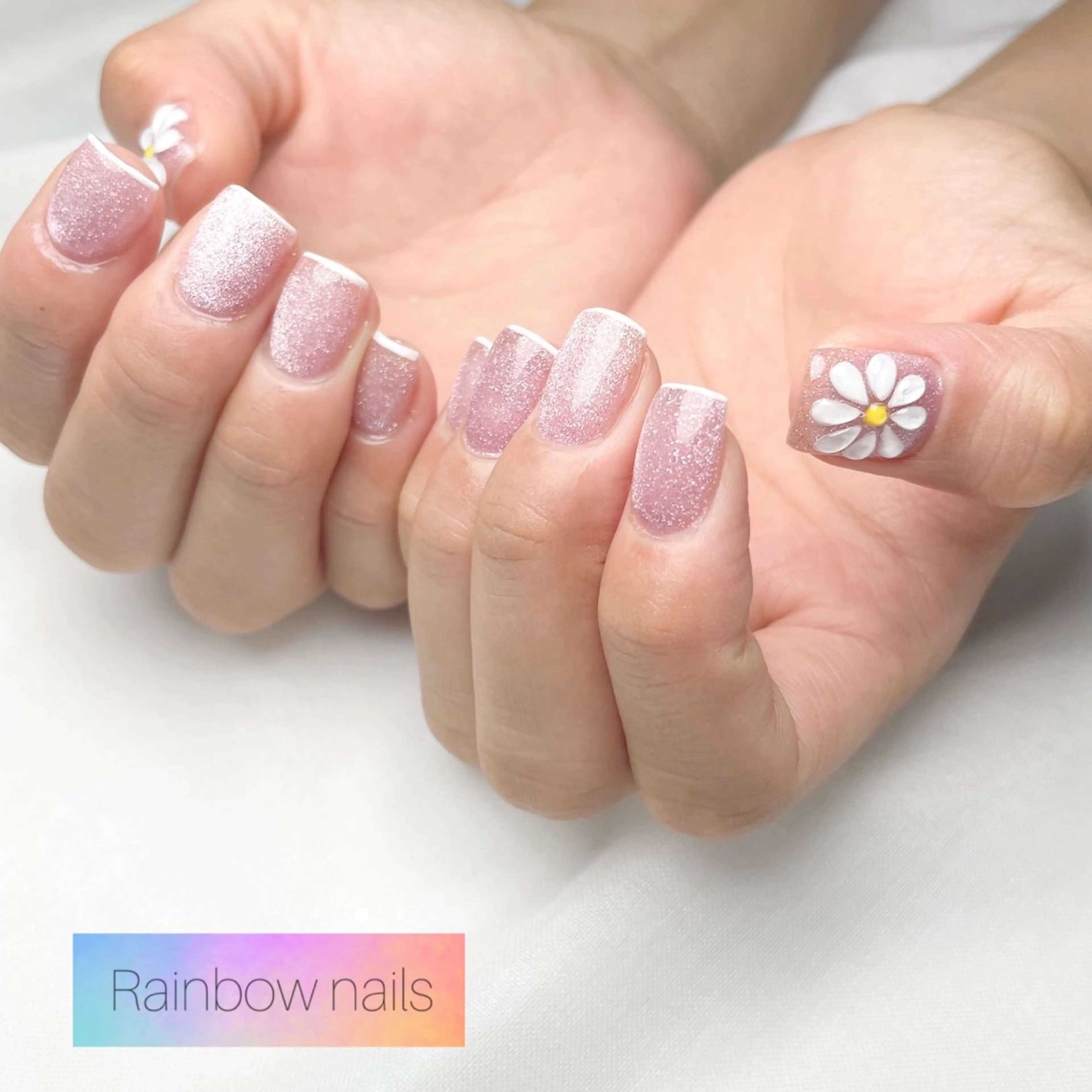 ネイル Rainbow nailsくろちゃんのネイルデザイン
