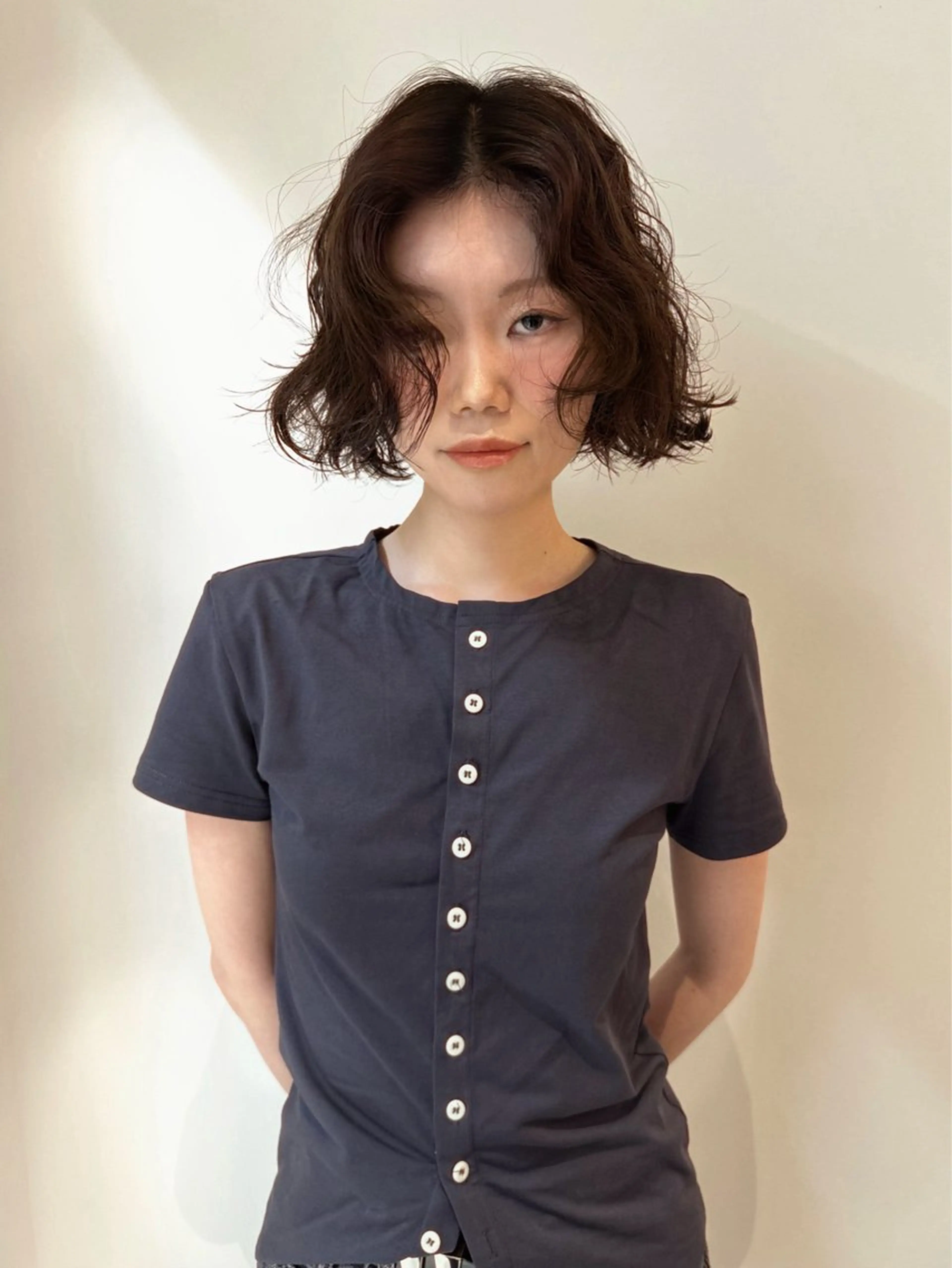 ショート カラー パーマ カット ヘアカラー パーマ misa___boo MISAのヘアスタイル