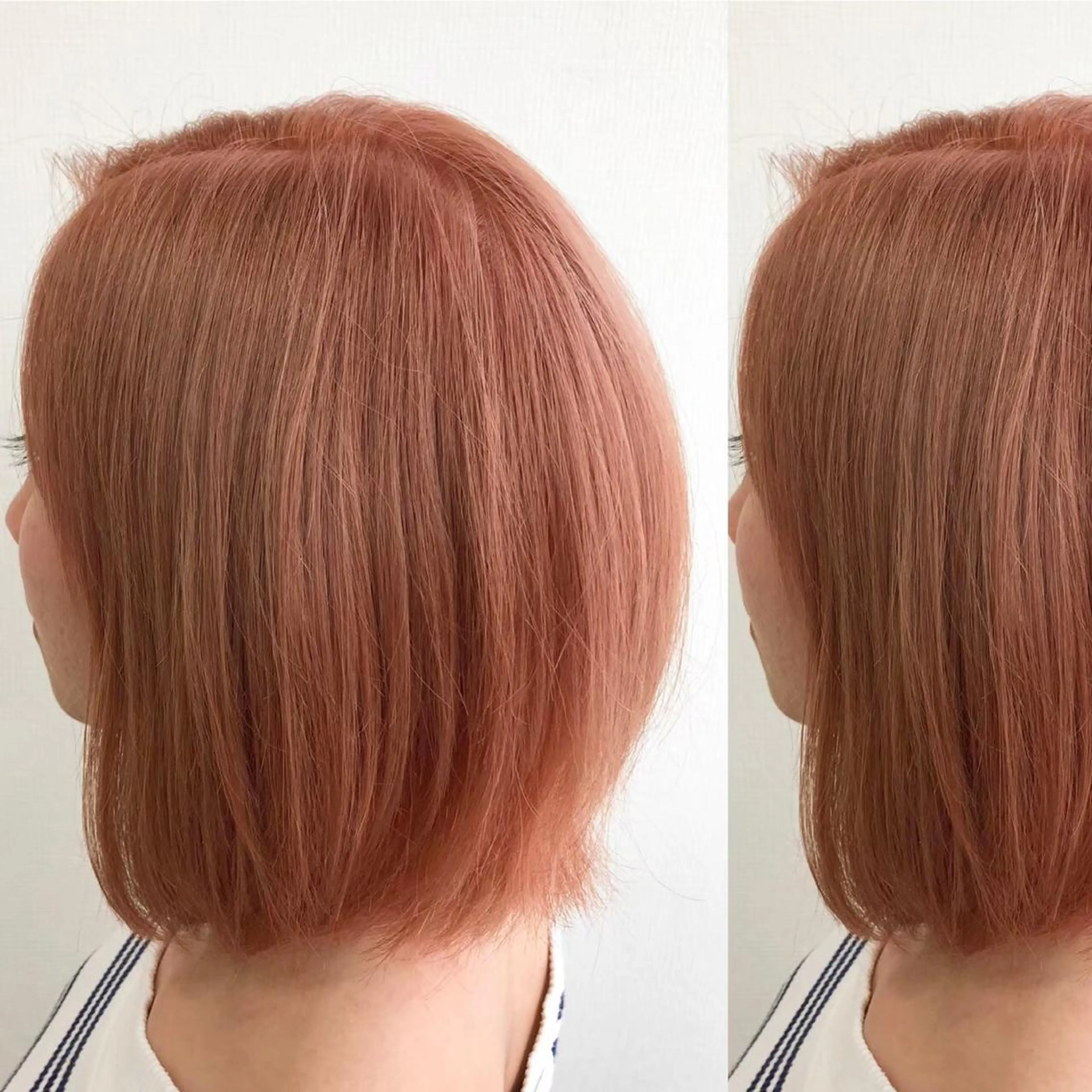 ショート カラー JuNブリーチに 縮毛矯正するプロのヘアスタイル