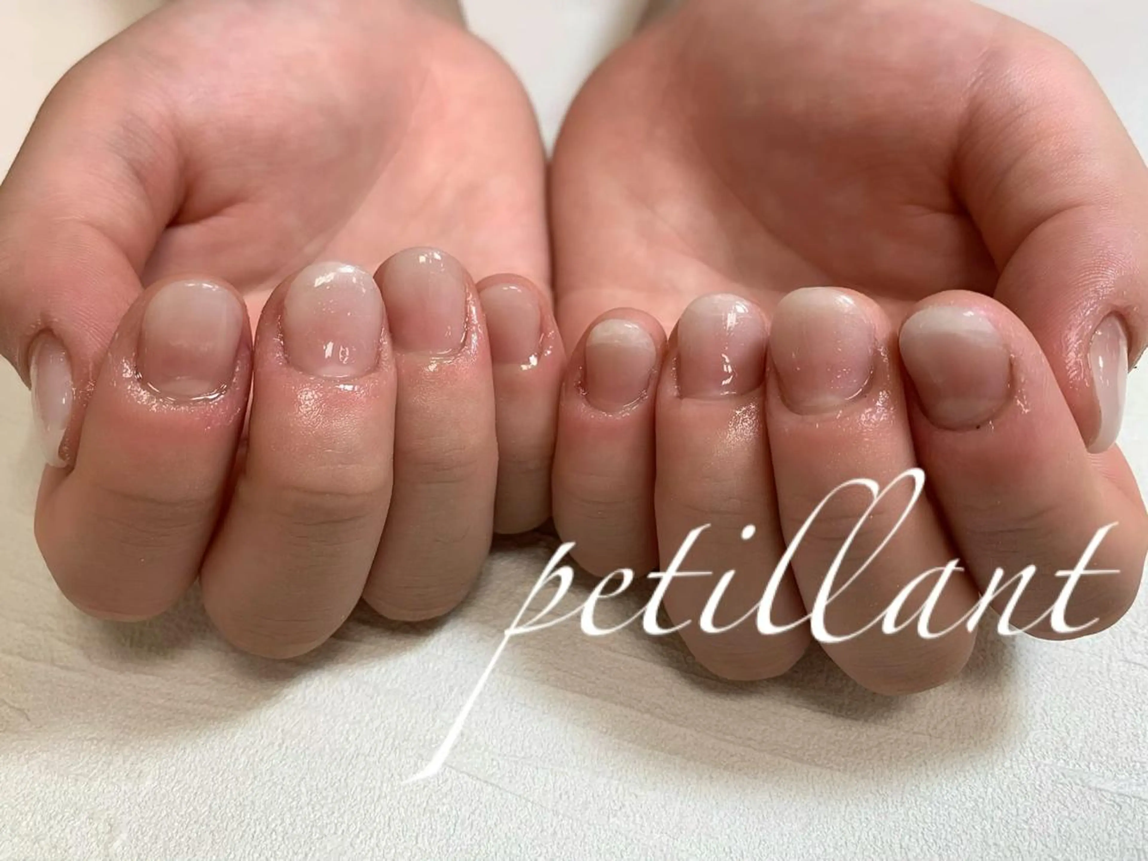 ネイル クリアネイル nail salon petillantのネイルデザイン