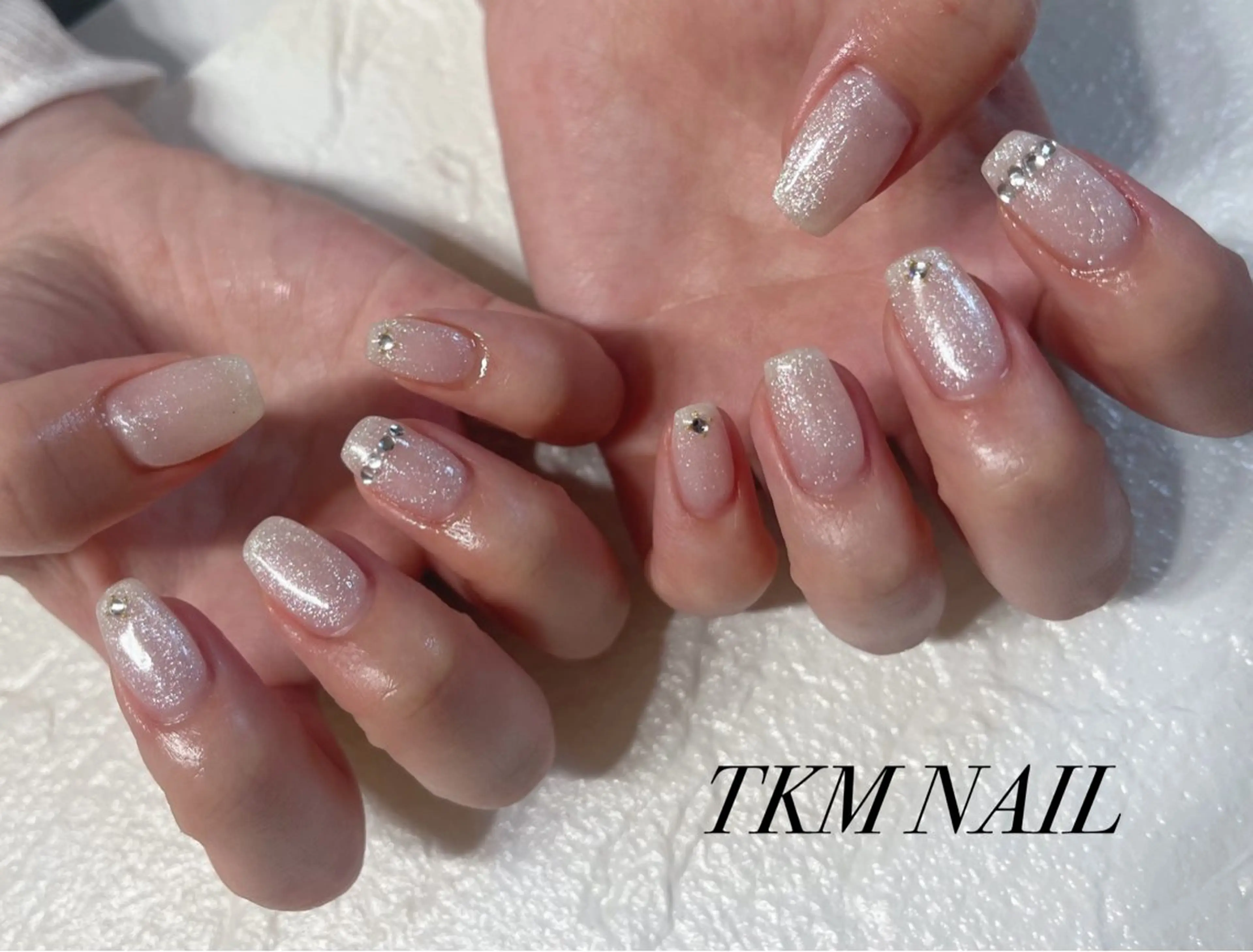 ネイル キラキラネイル シンプルネイル ______ TKM  NAILのネイルデザイン
