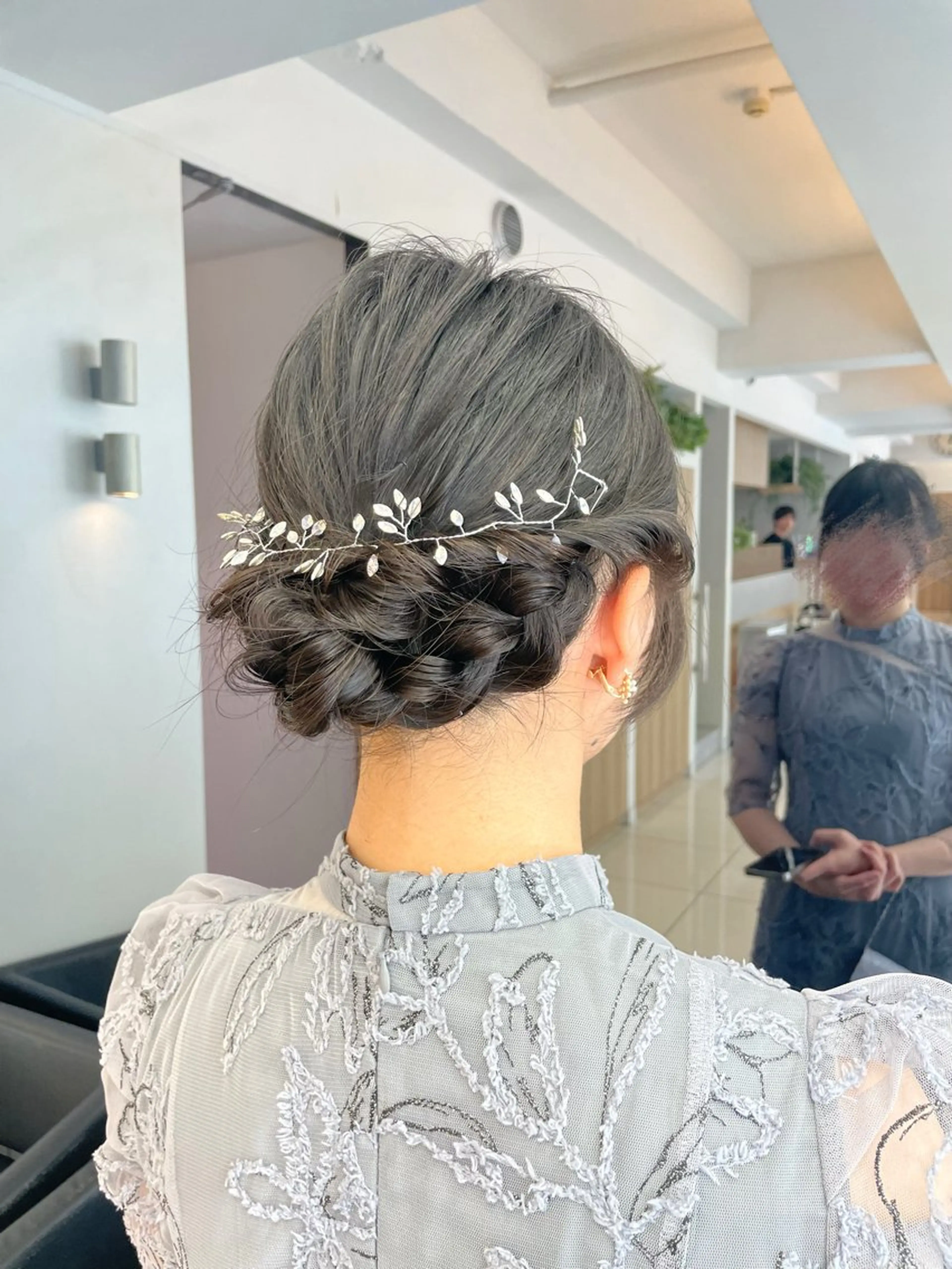 ミディアム ヘアセット 鎌倉/アレンジ/暗髪 /髪質改善/ ユキミのヘアスタイル