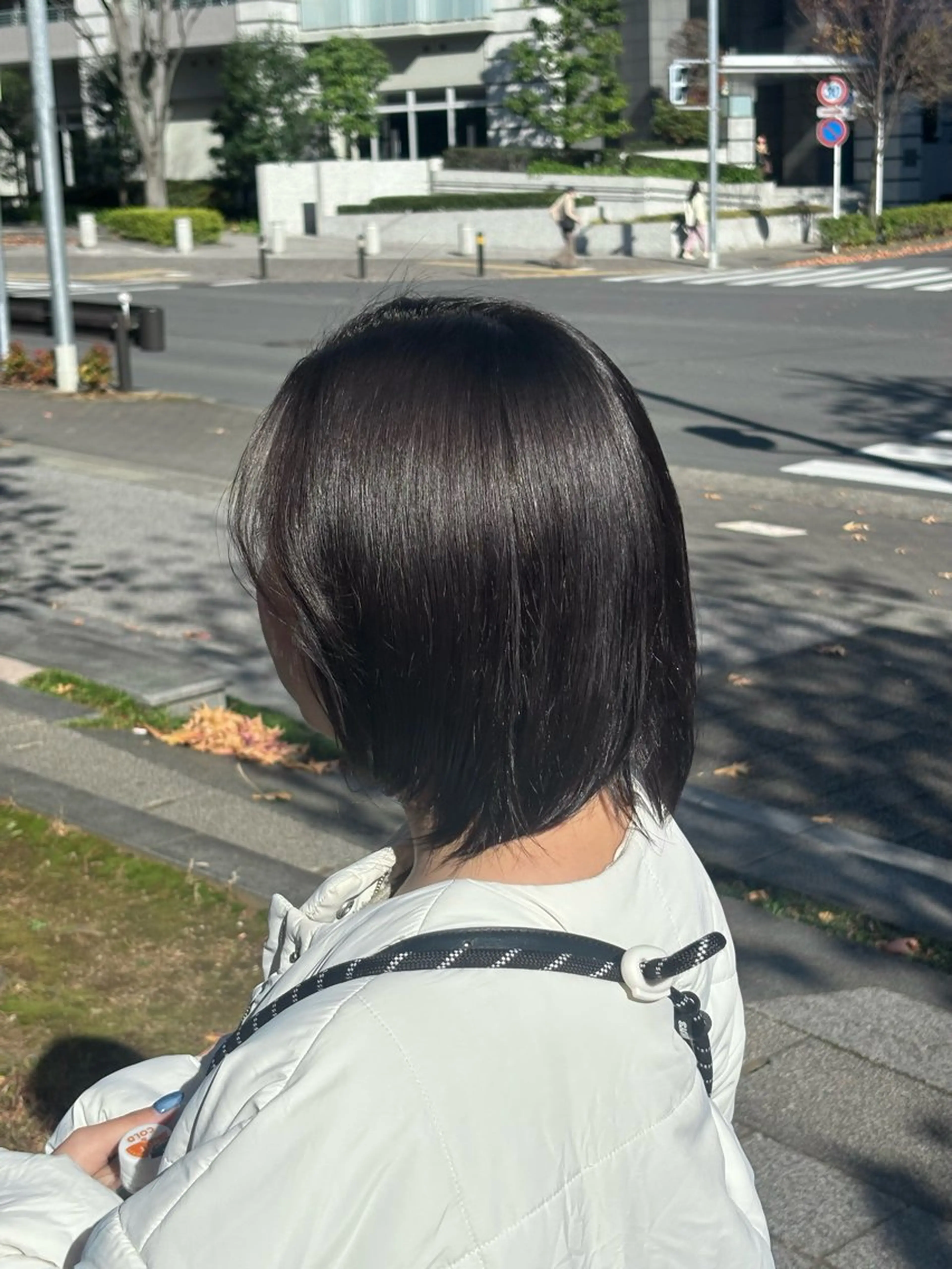 ミディアム カラー ブラウンカラー エドルカラー マットブラウン 🫧‪大滝 いくみ🌿辻堂のヘアスタイル