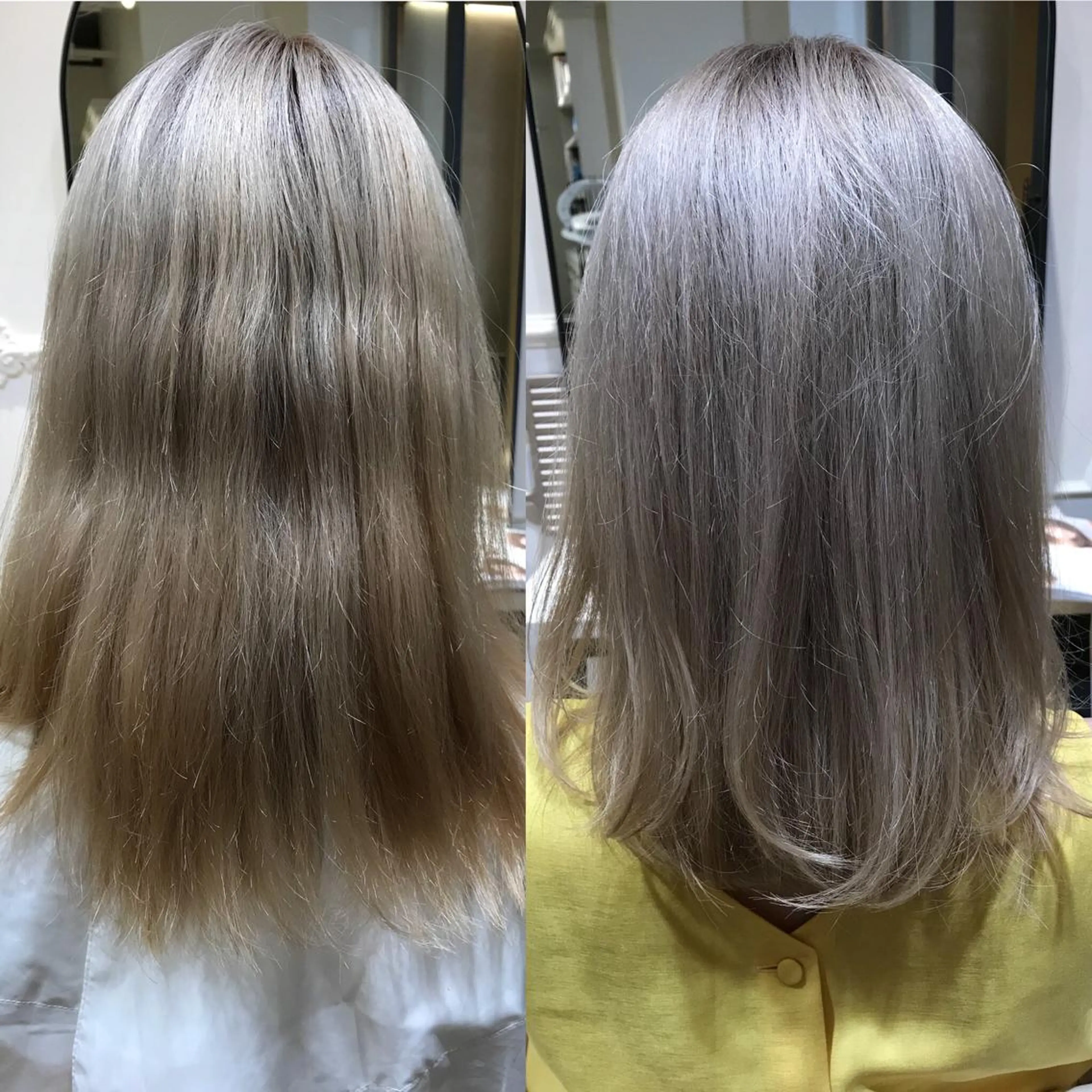 ロング カラー アッシュ カット ヘアカラー 乾かすだけで艶髪酸性 ストレート髙橋悠耶のヘアスタイル