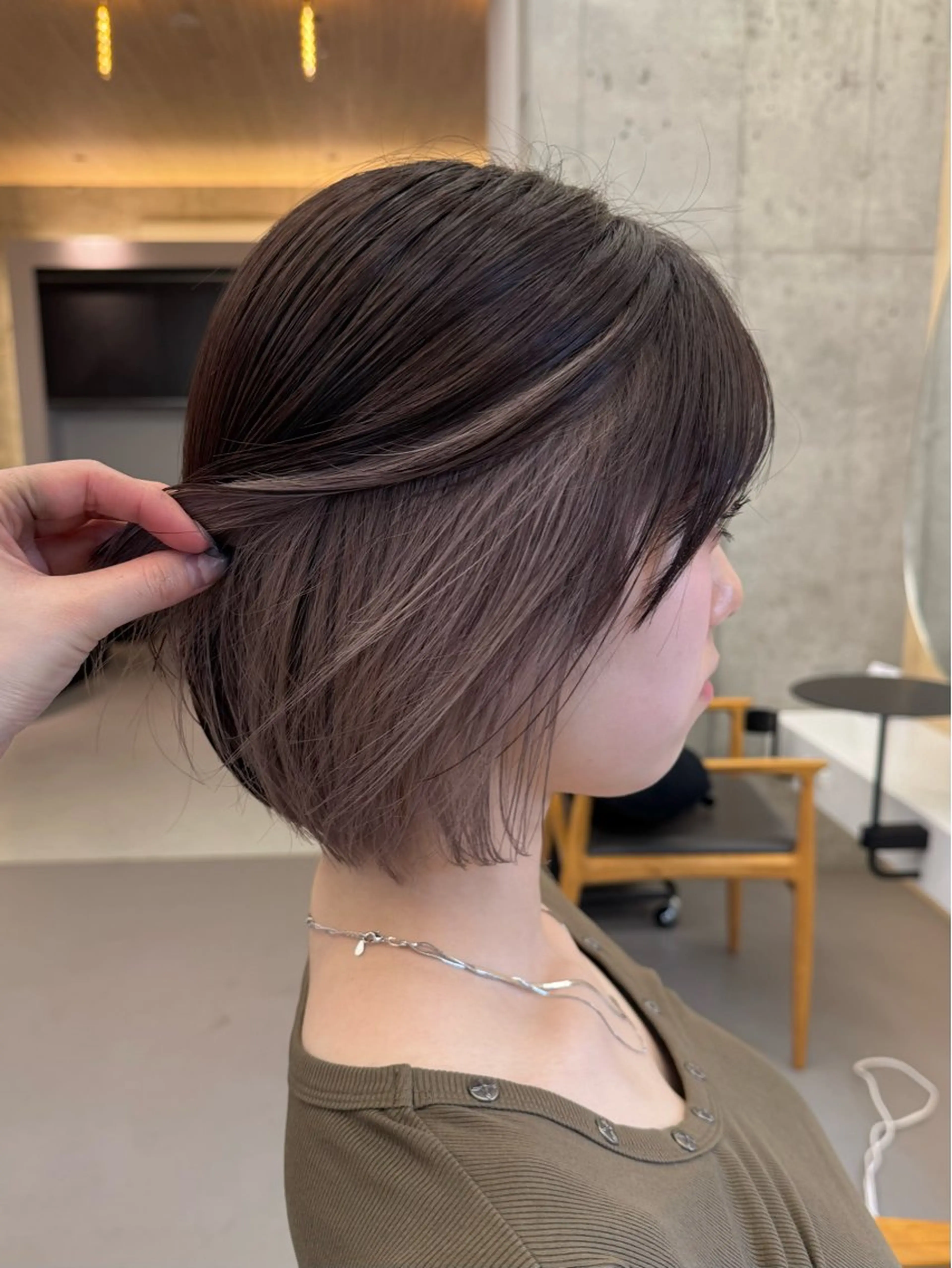ショート カラー ベージュカラー ブリーチ ホワイトベージュ カット ヘアカラー トリートメント 【髪質改善】 kasumi🌷🌷のヘアスタイル