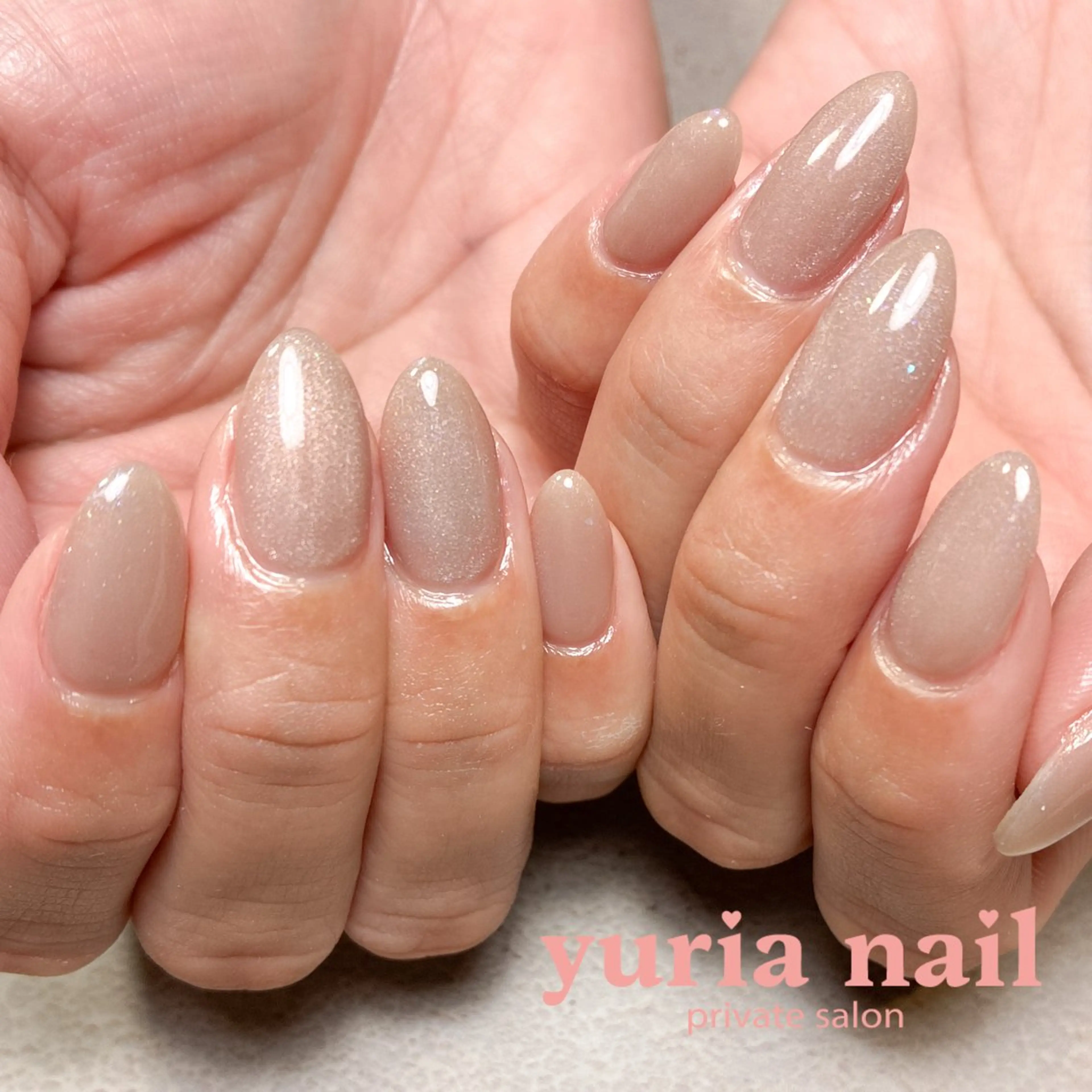 ネイル アートネイル ジェルネイル マグネットネイル ハンドネイル 小林 ゆりあのネイルデザイン