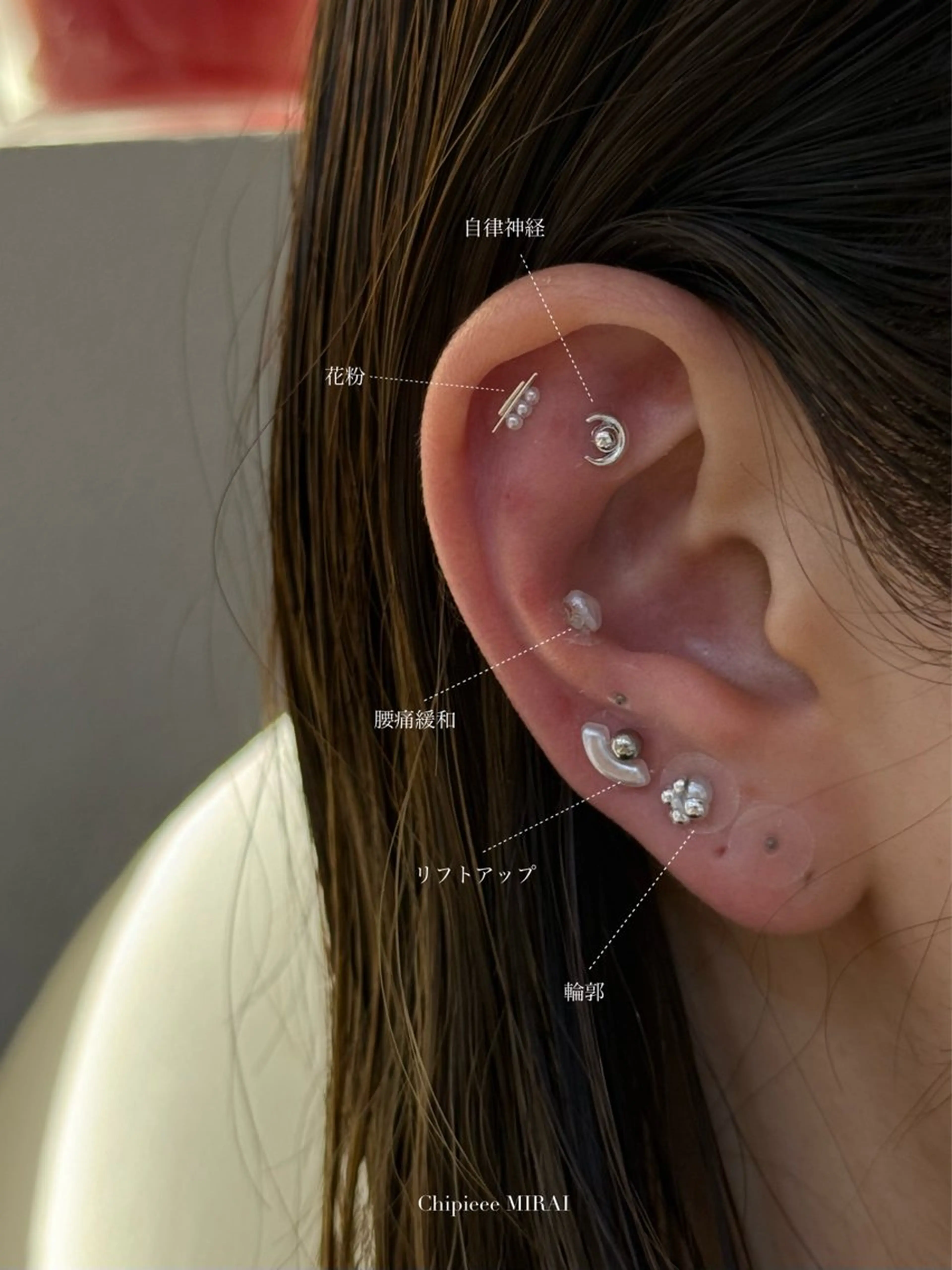 Chipieee MIRAIのネイルデザイン