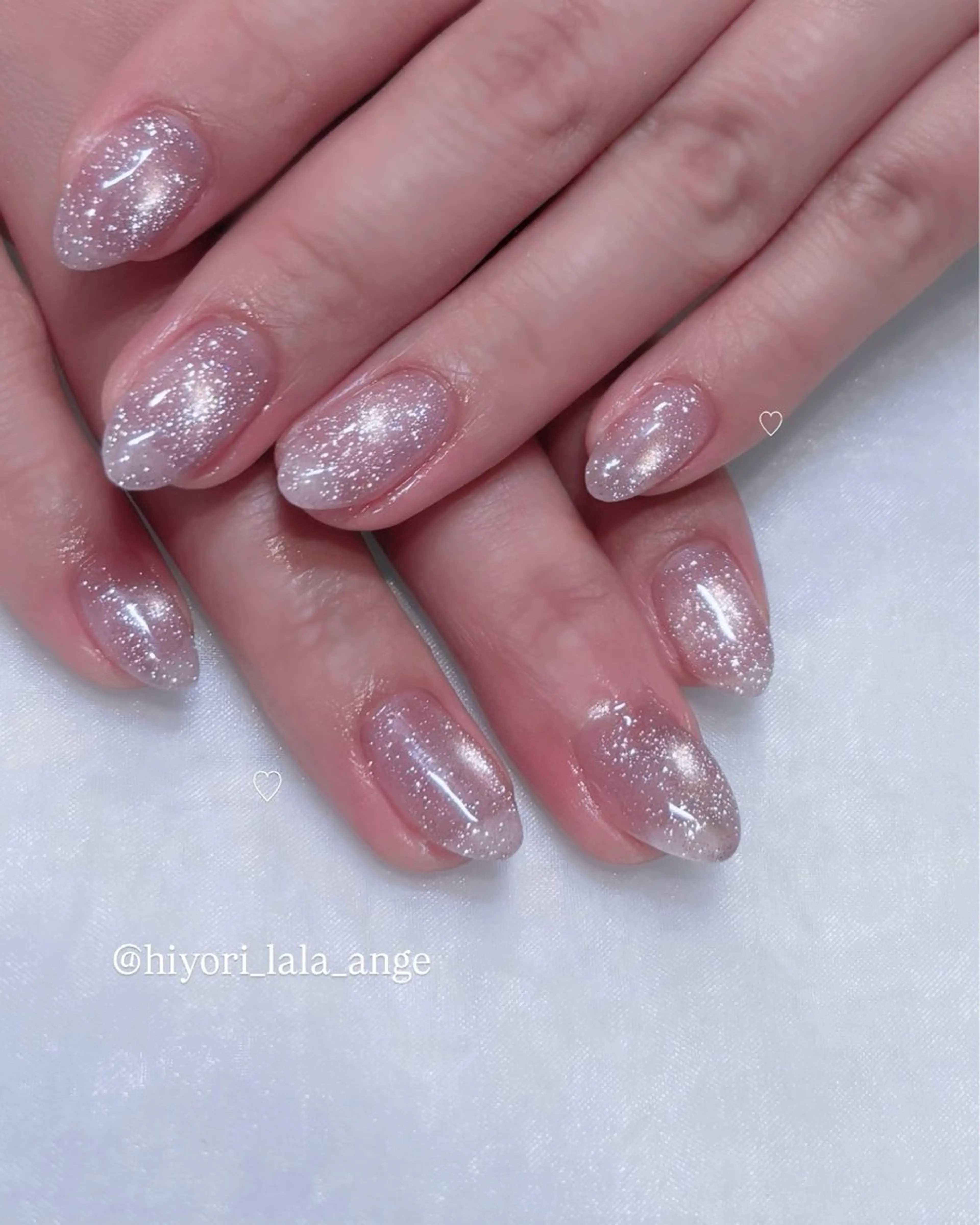 ネイル フラッシュネイル フラッシュマグ マグネットネイル ハンドネイル 🩷Hiyori 栄駅/韓国ワンホンのネイルデザイン