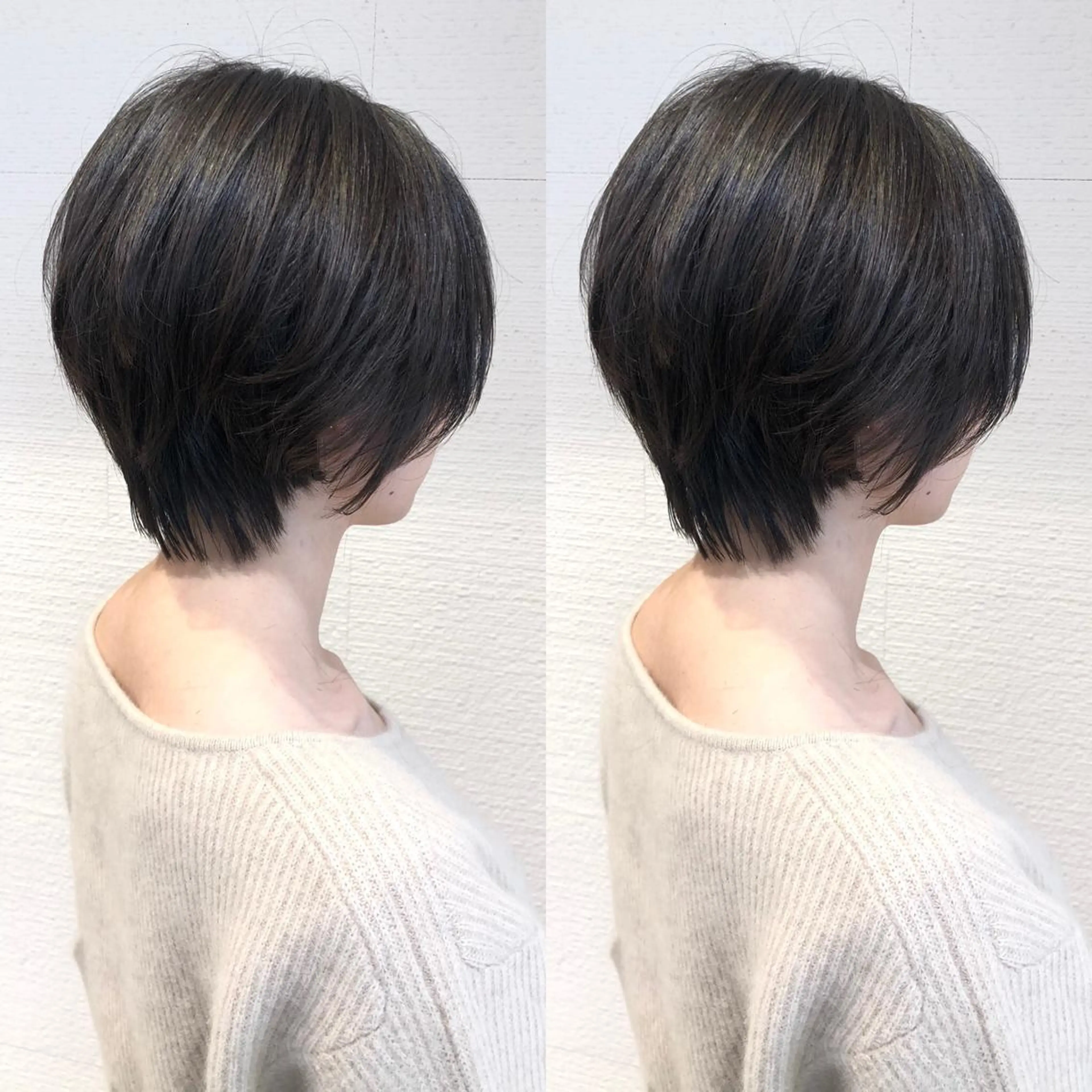 ショート カラー 三鷹で1番ショート ボブをカットする新谷のヘアスタイル