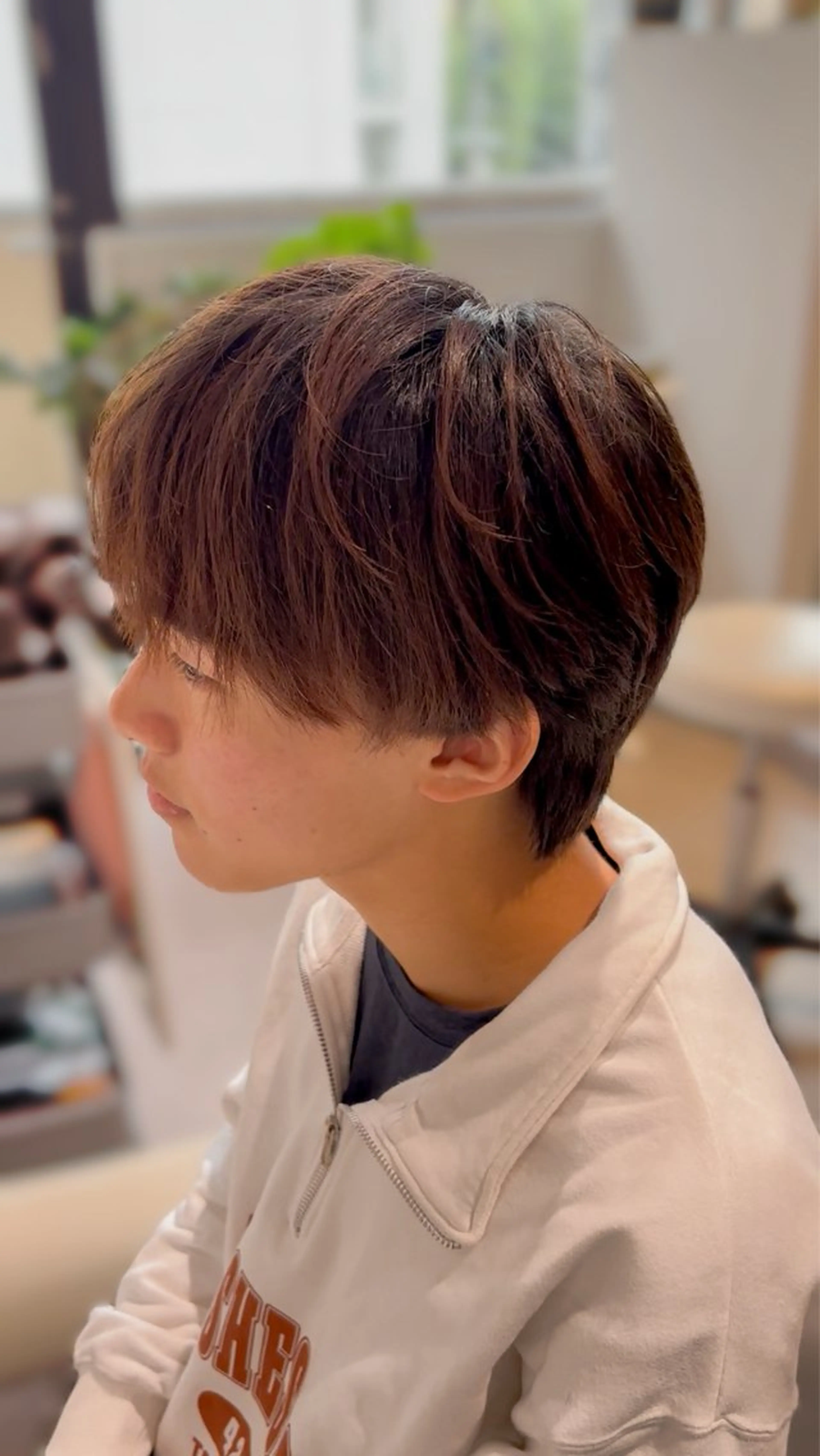 カラー メンズ ブラウンカラー Kaho🌼/メンズ ニュアンスパーマのヘアスタイル