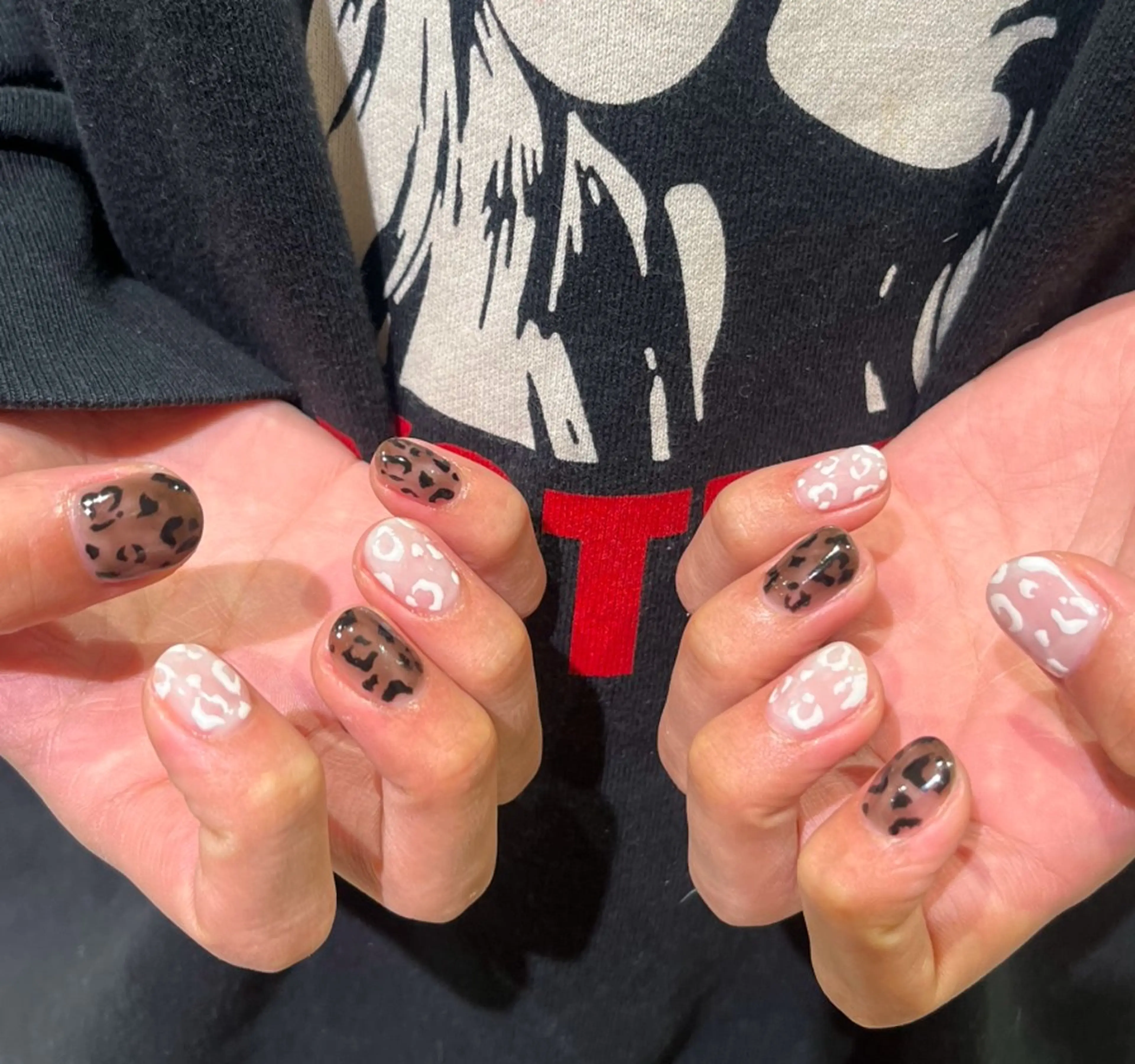 メンズ ネイル アニマル柄 🎀Earth chihiro🤍のネイルデザイン