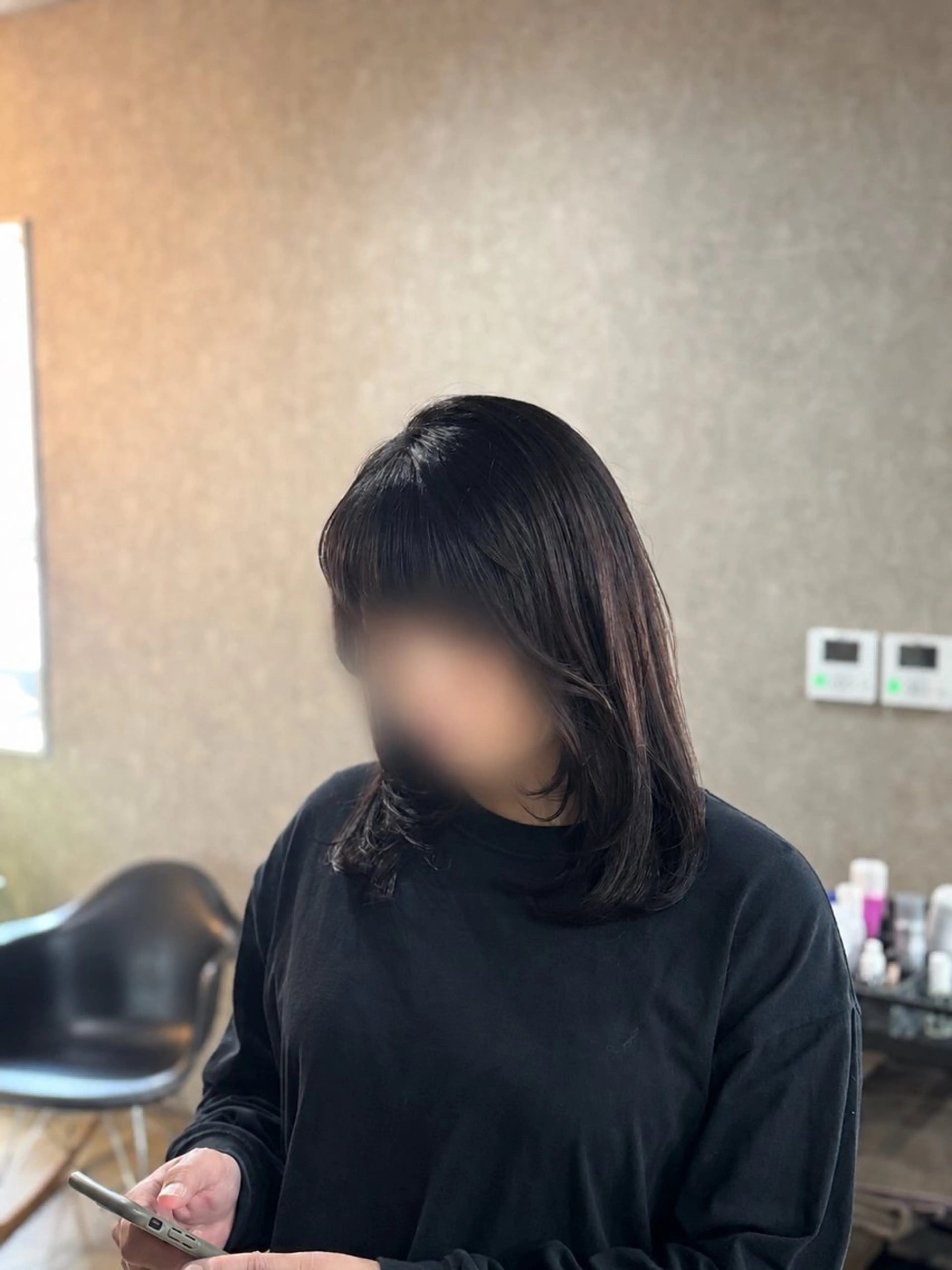 ミディアム . みおのヘアスタイル
