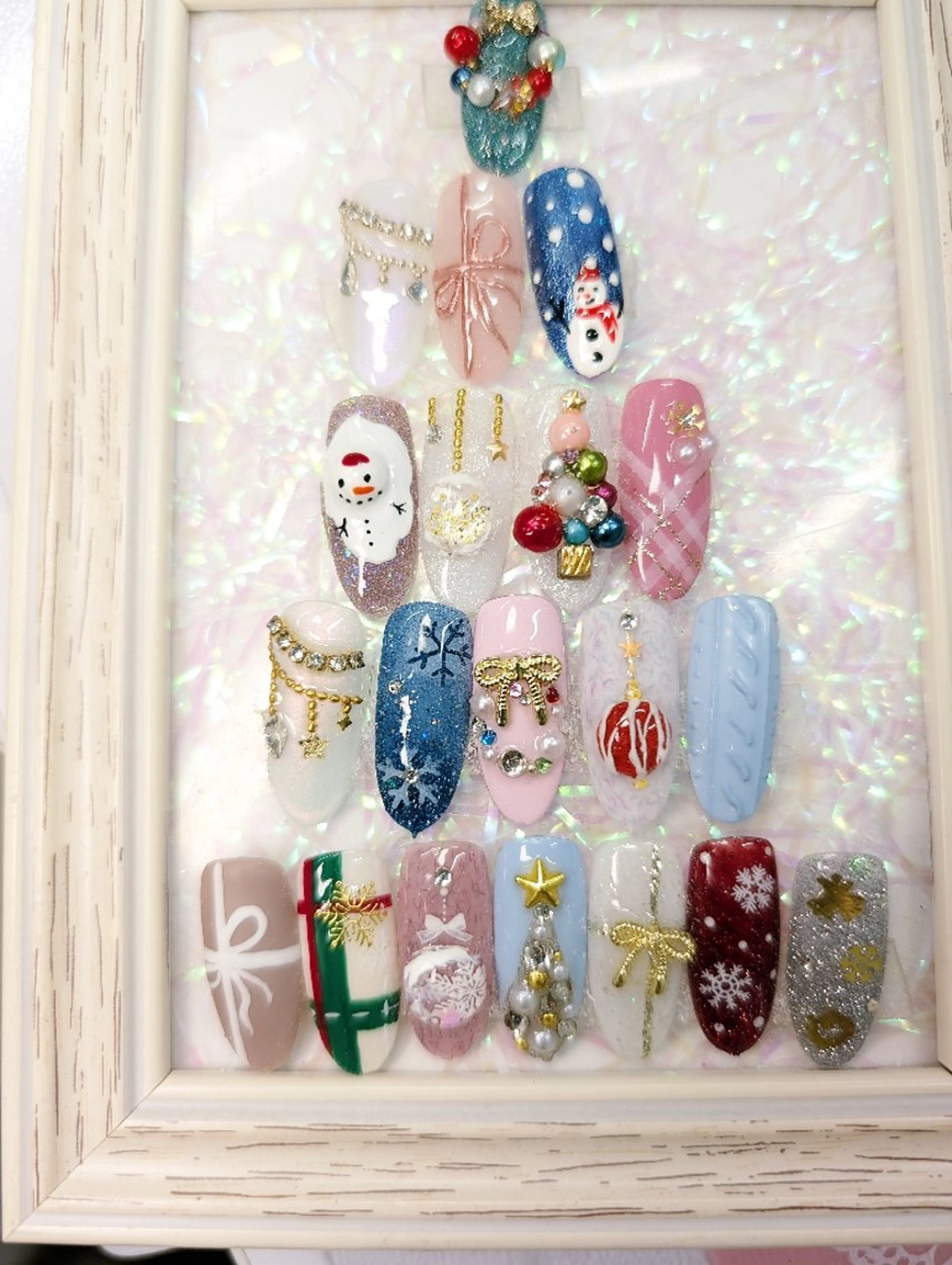 ネイル 長さ出し フラッシュネイル ジェルネイル キラキラネイル ラメ(グリッター) Chouette Nailのネイルデザイン