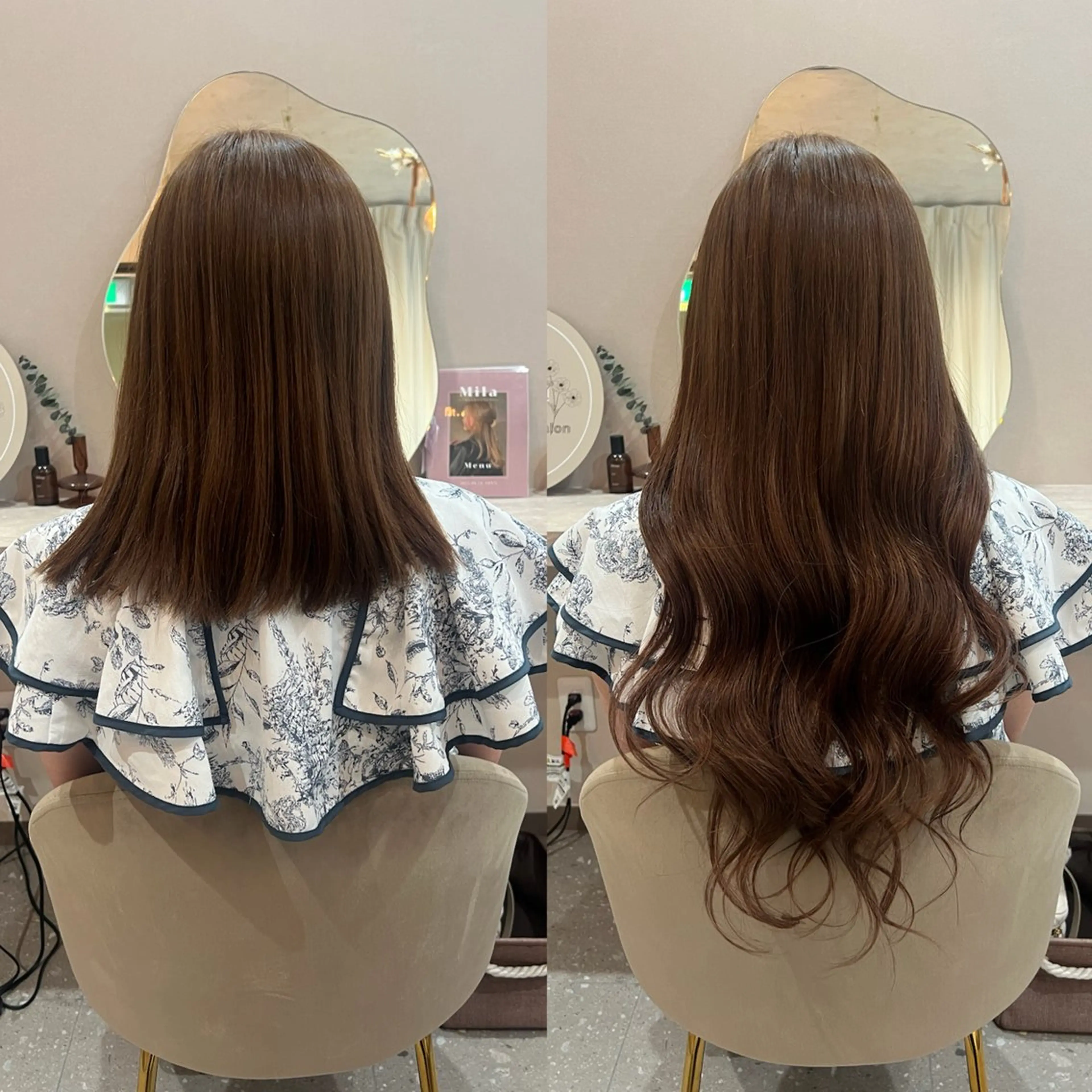 ミディアム Mila misakiのヘアスタイル