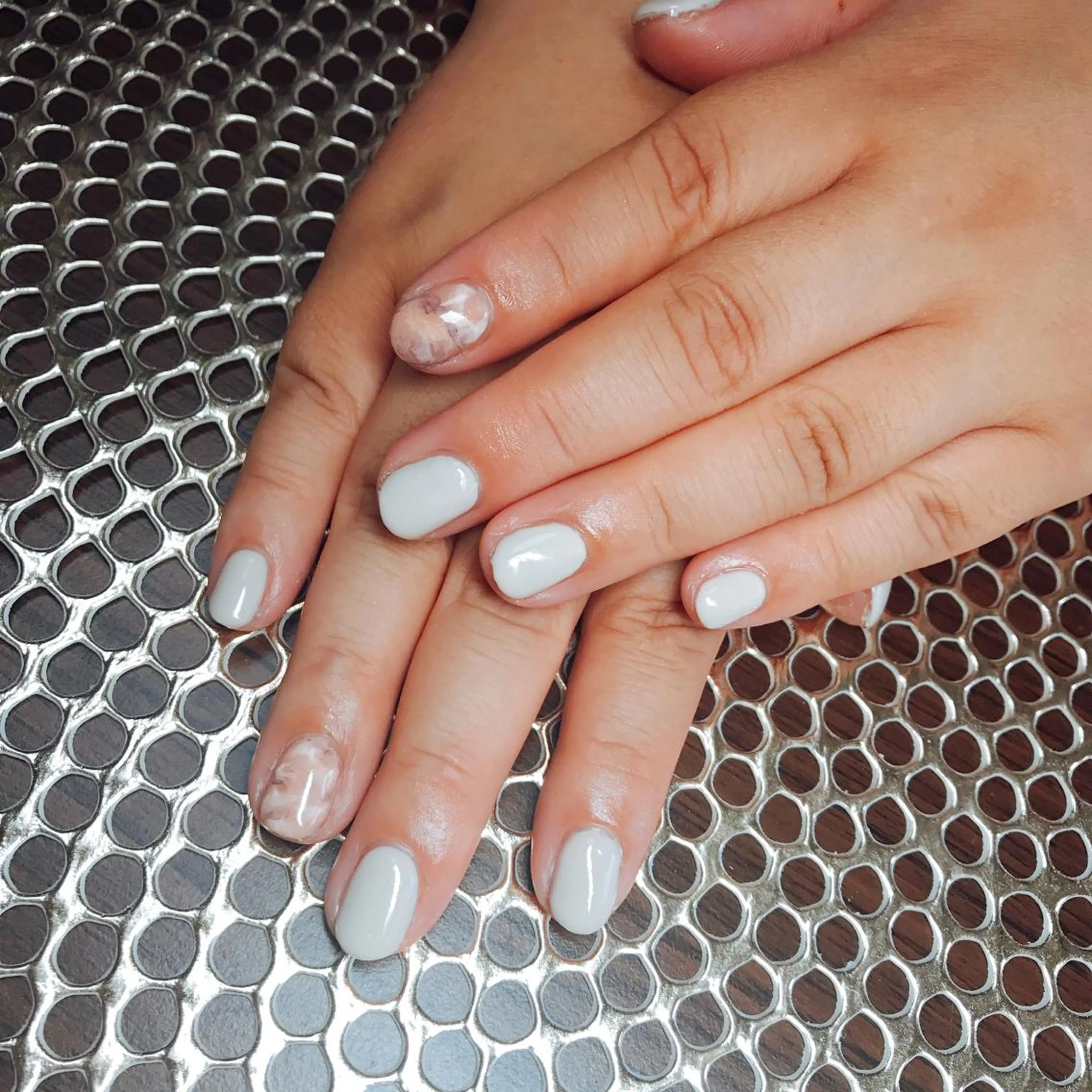 ネイル 大理石ネイル(マーブル) 【カメレオン】 上村 祥子のその他イメージ