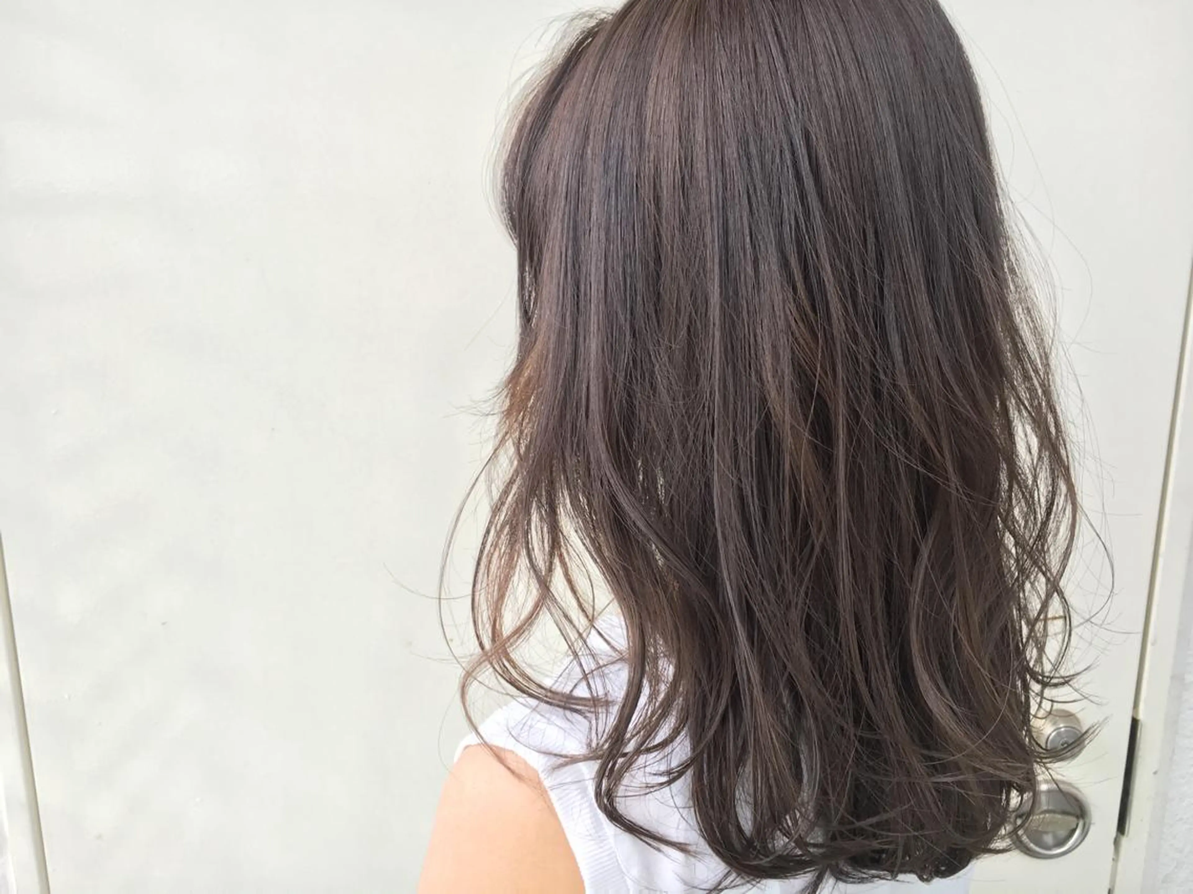 セミロング カラー パーマ ヘアアレンジ カット ヘアカラー トリートメント Zina福岡天神🪞 髪質改善🪞レイヤーのヘアスタイル