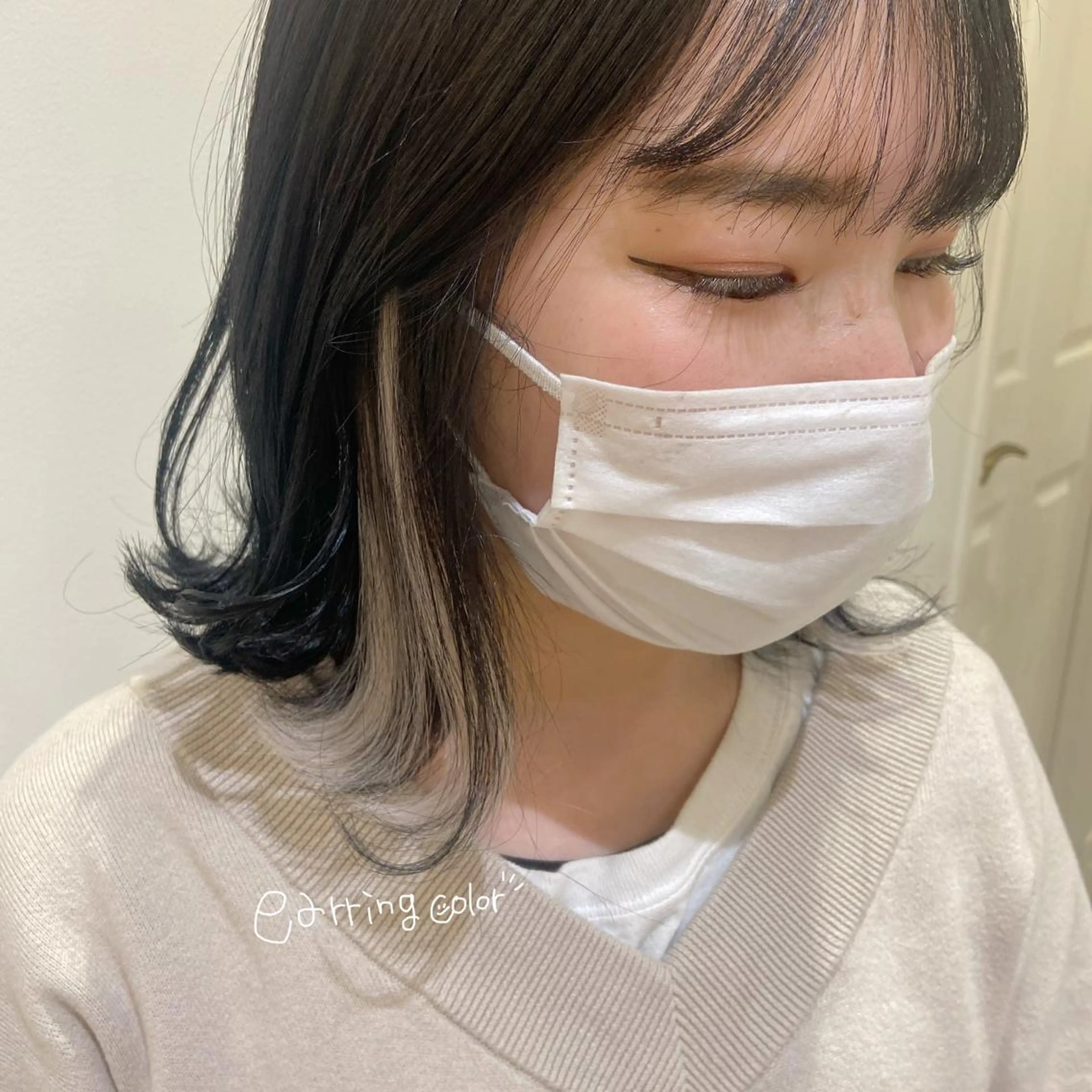 ミディアム カラー GO TODAY SHAiRE SALON所属・🌼透け感カラー 🌼Rinaのヘアスタイル