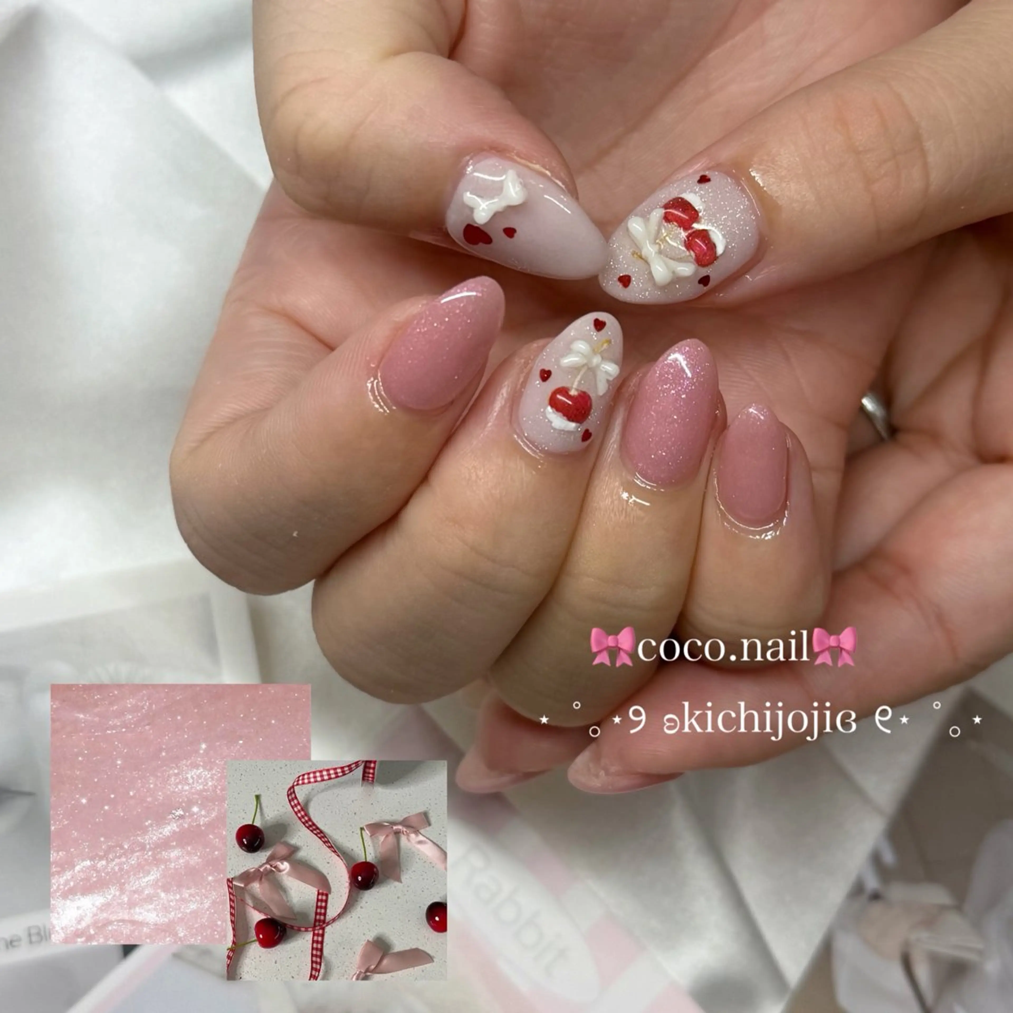 ネイル ハンドネイル coco.nail/ y2k/ワンホンのネイルデザイン