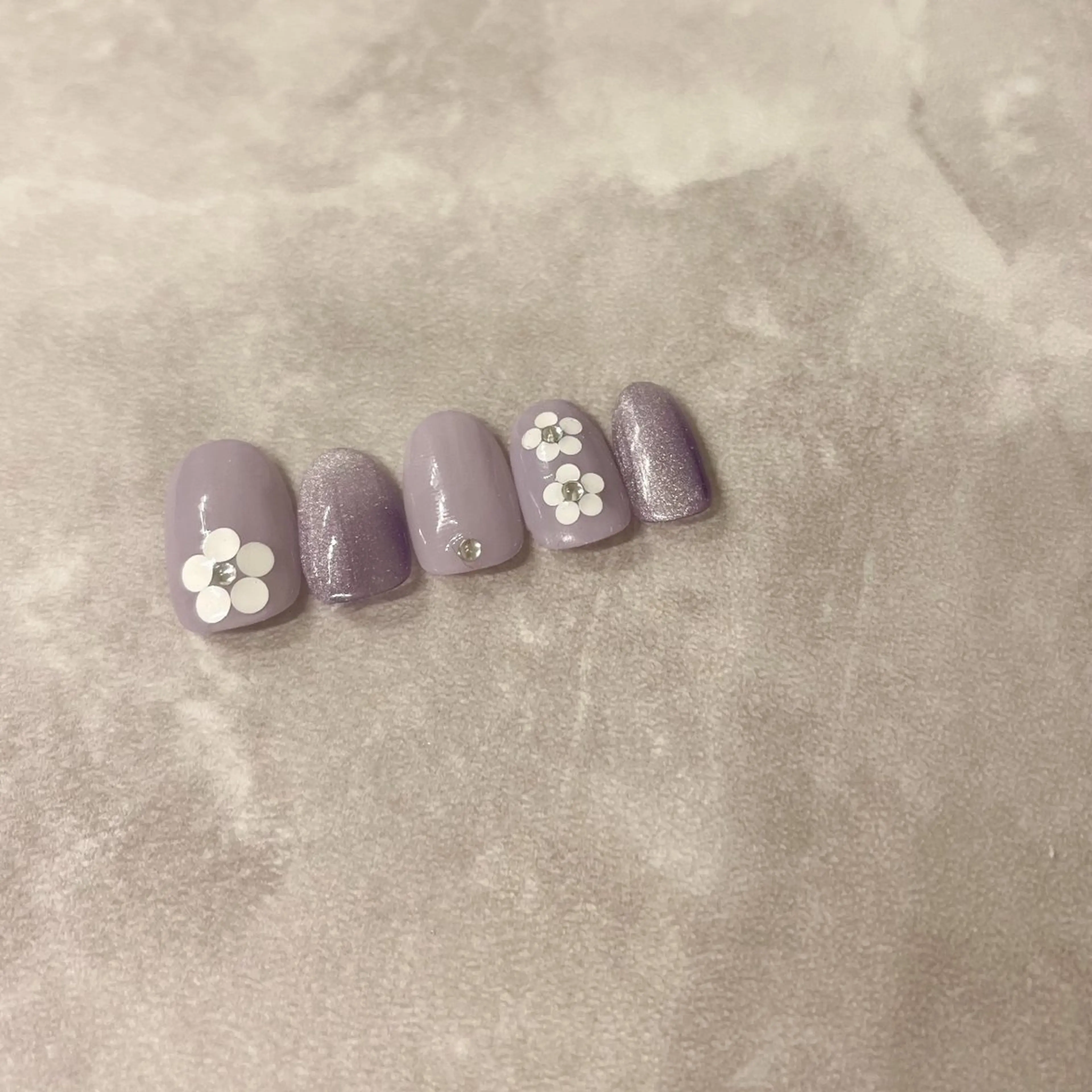 ネイル ブルー ジェルネイル 韓国ネイル マグネットネイル パラジェル ハンドネイル melumooi nailのネイルデザイン