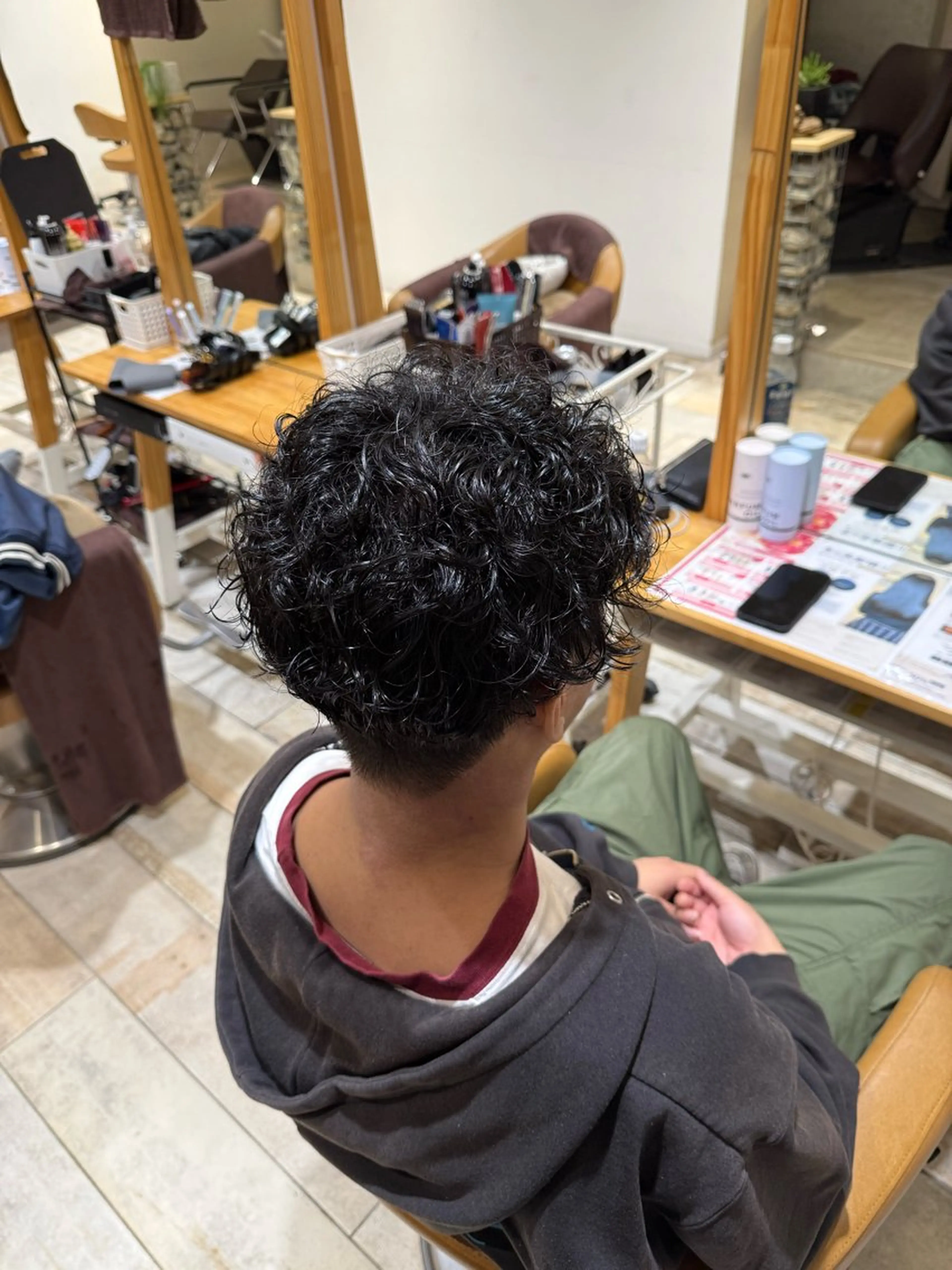 ショート パーマ メンズ Earth Authentic 三鷹店所属・🌀Earth三鷹 Yusuke🌀のヘアスタイル