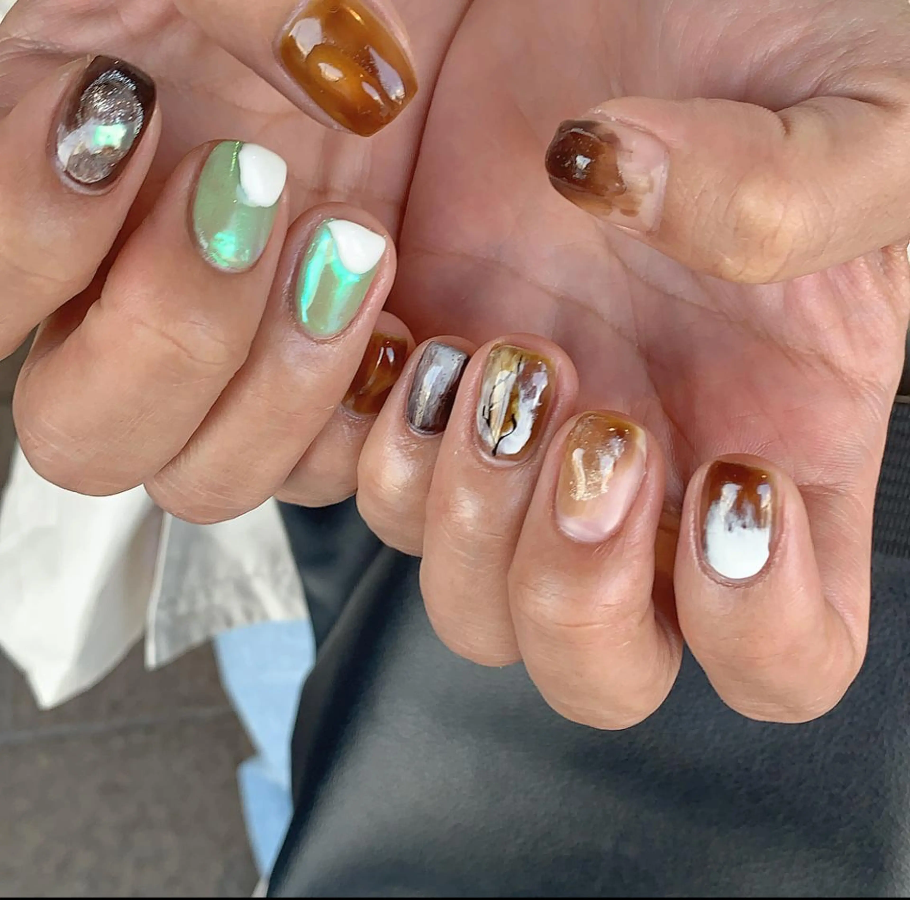 ネイル ハンドネイル にしぐち はるかのネイルデザイン