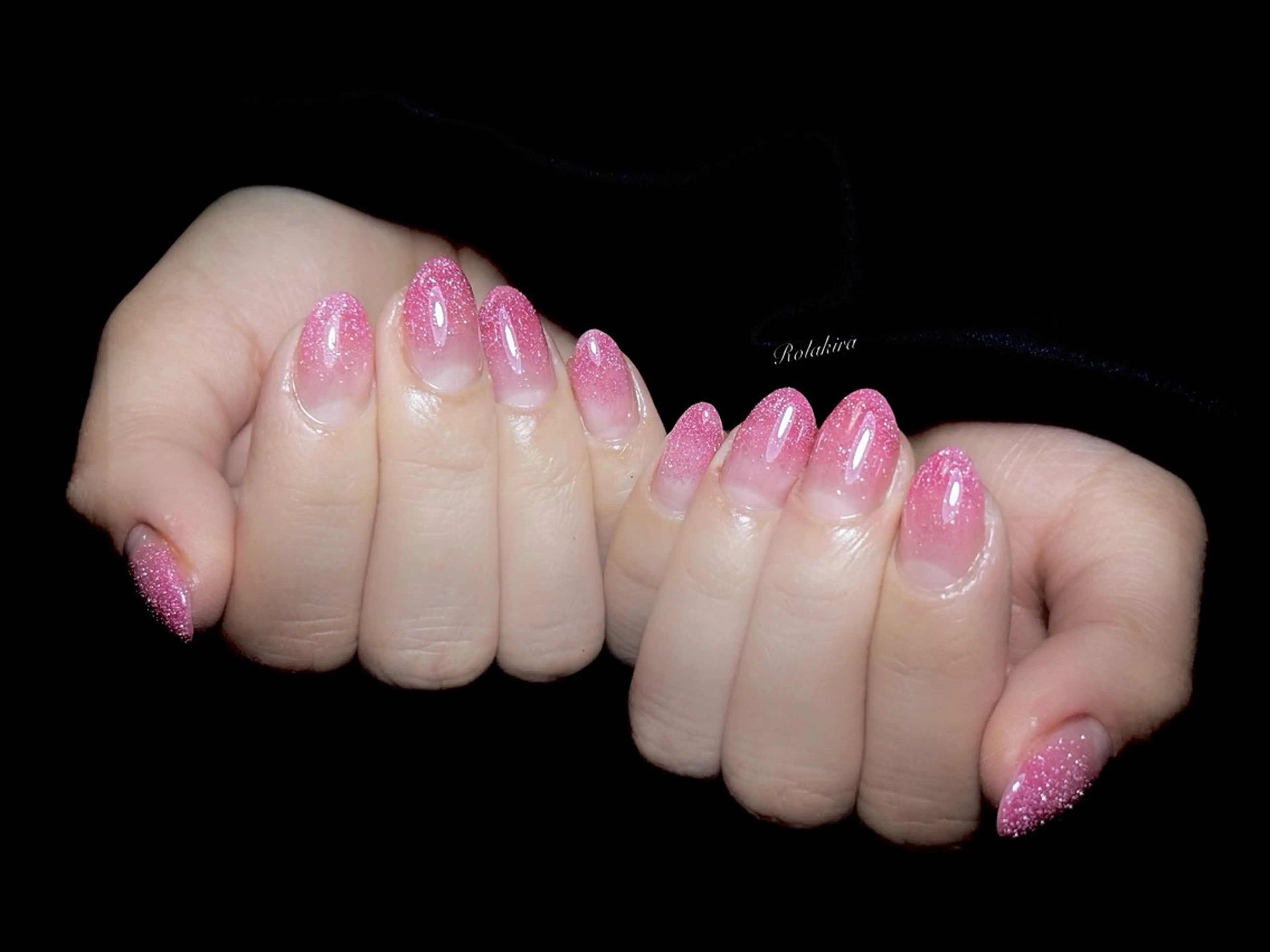 ネイル チークネイル 長さ出し フレンチネイル ジェルネイル 韓国ネイル ハンドネイル Rola kira 麗のネイルデザイン