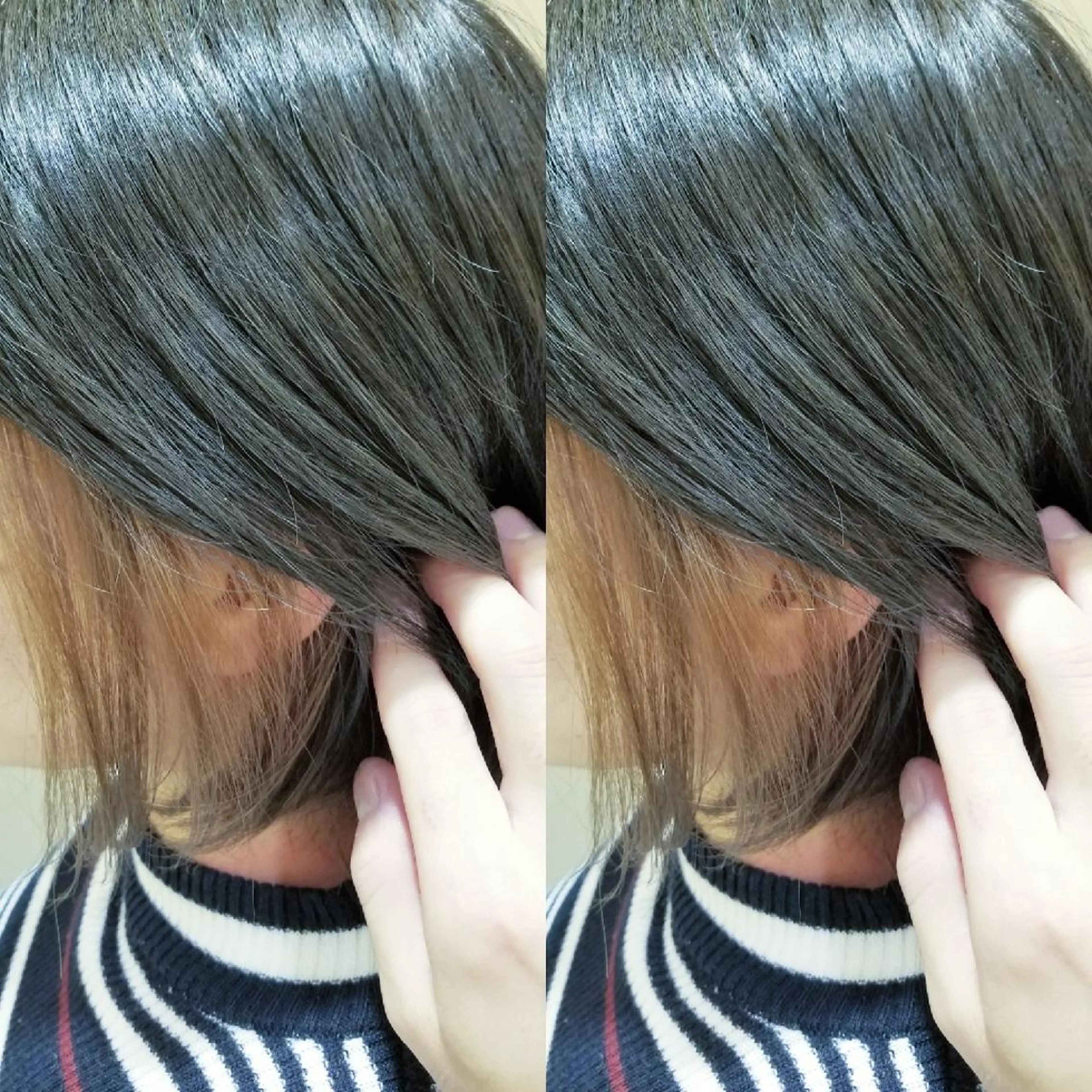 ミディアム カラー ダークグレー ダークグレージュ グレージュ インナーカラー ブリーチ・ハイトーン 特化🎉内山のヘアスタイル