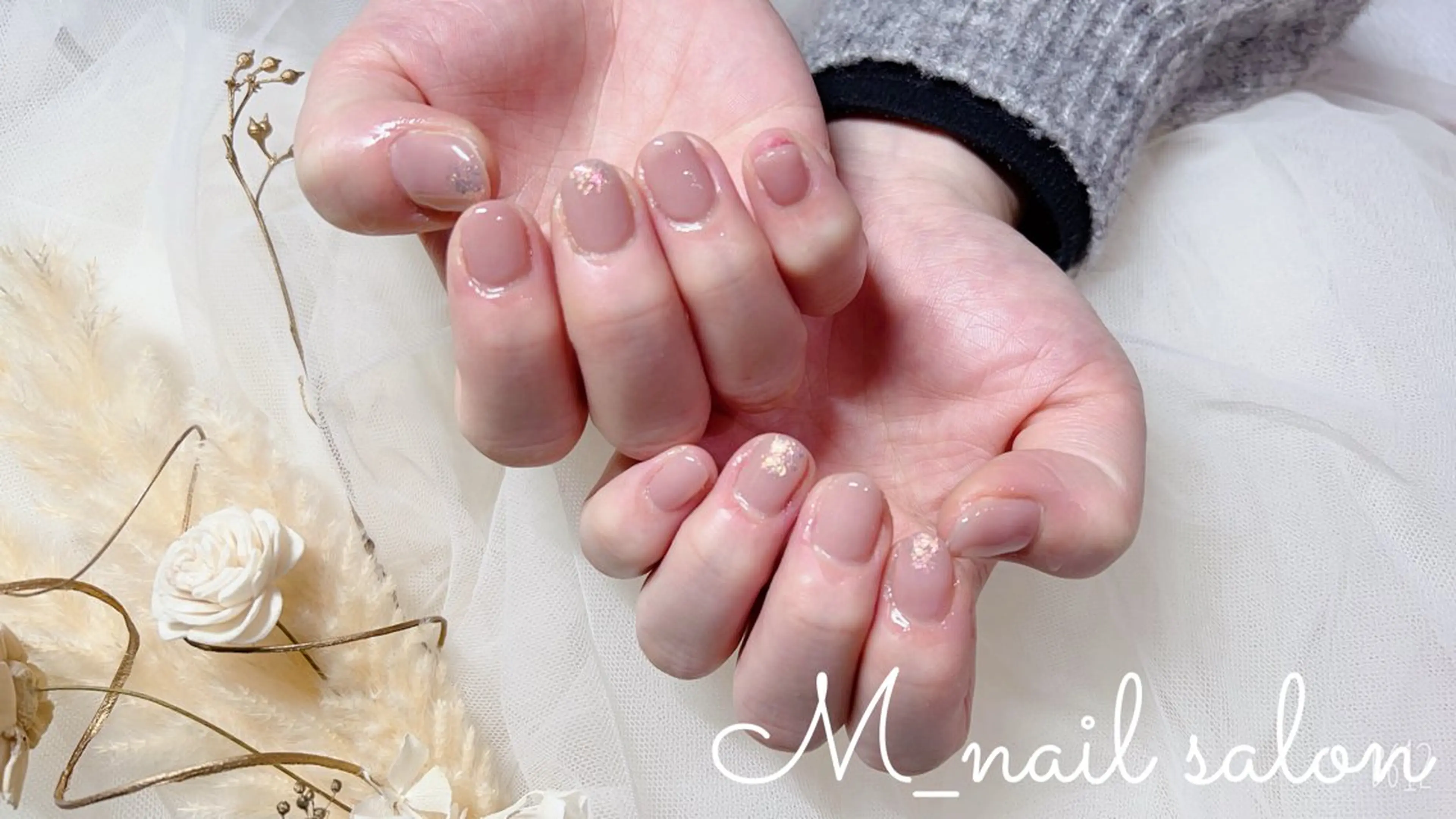 ネイル シンプルネイル M_ nail salonのネイルデザイン